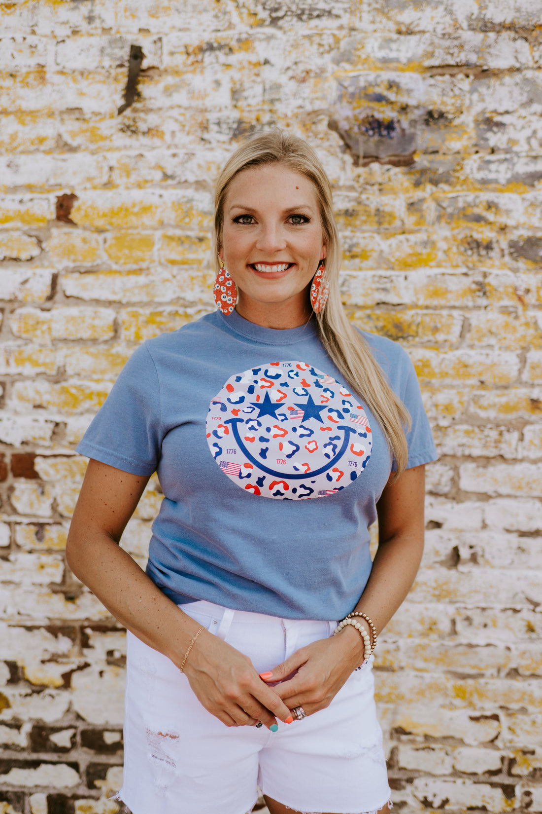 Leopard Smiley Face {USA} ~ Adults & Littles