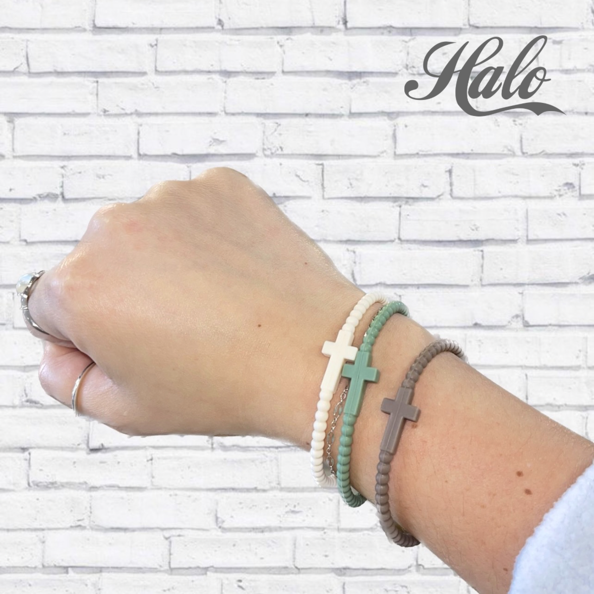 Cross Silicone Bracelets {Ryan & Rose Jesus Bracelets}