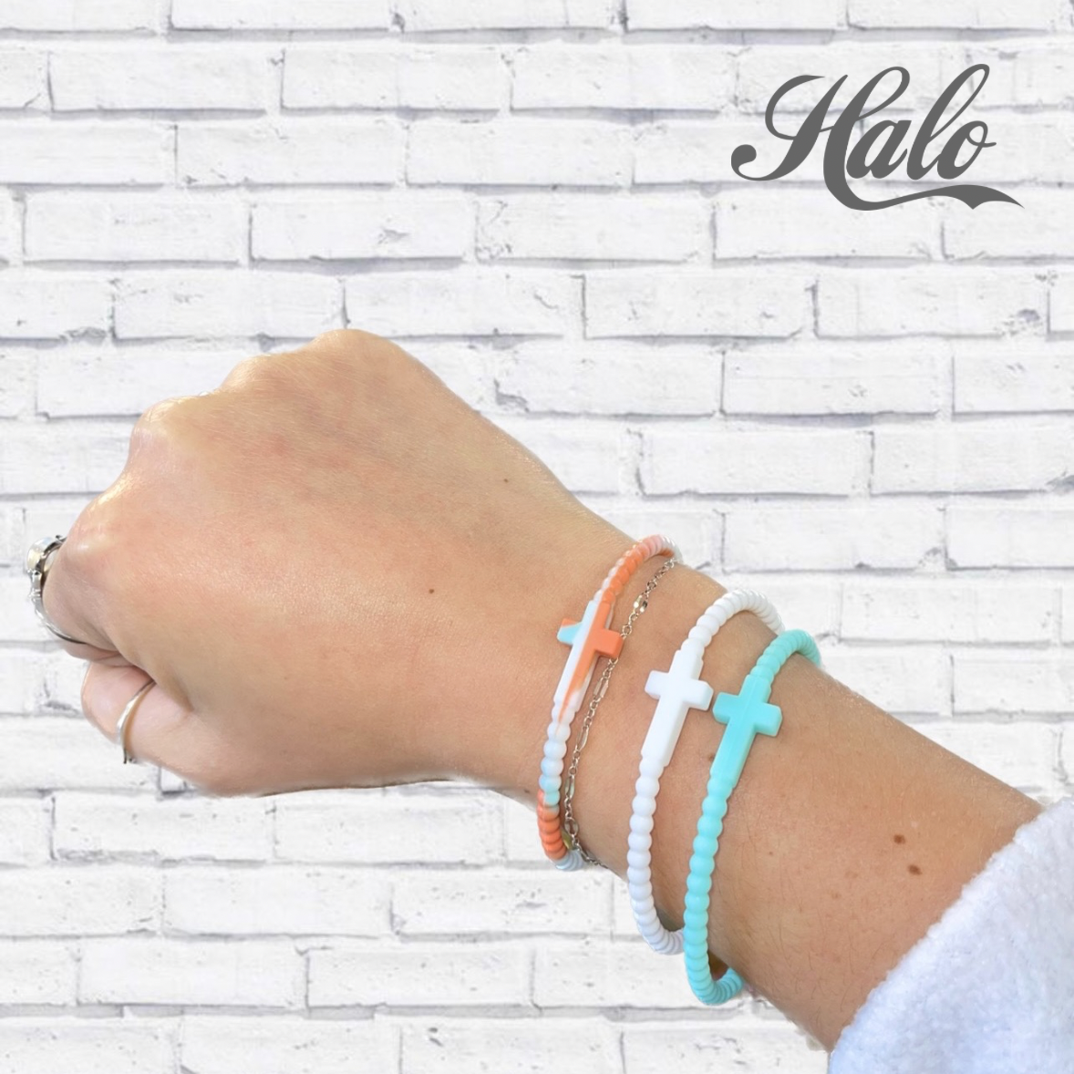 Cross Silicone Bracelets {Ryan & Rose Jesus Bracelets}