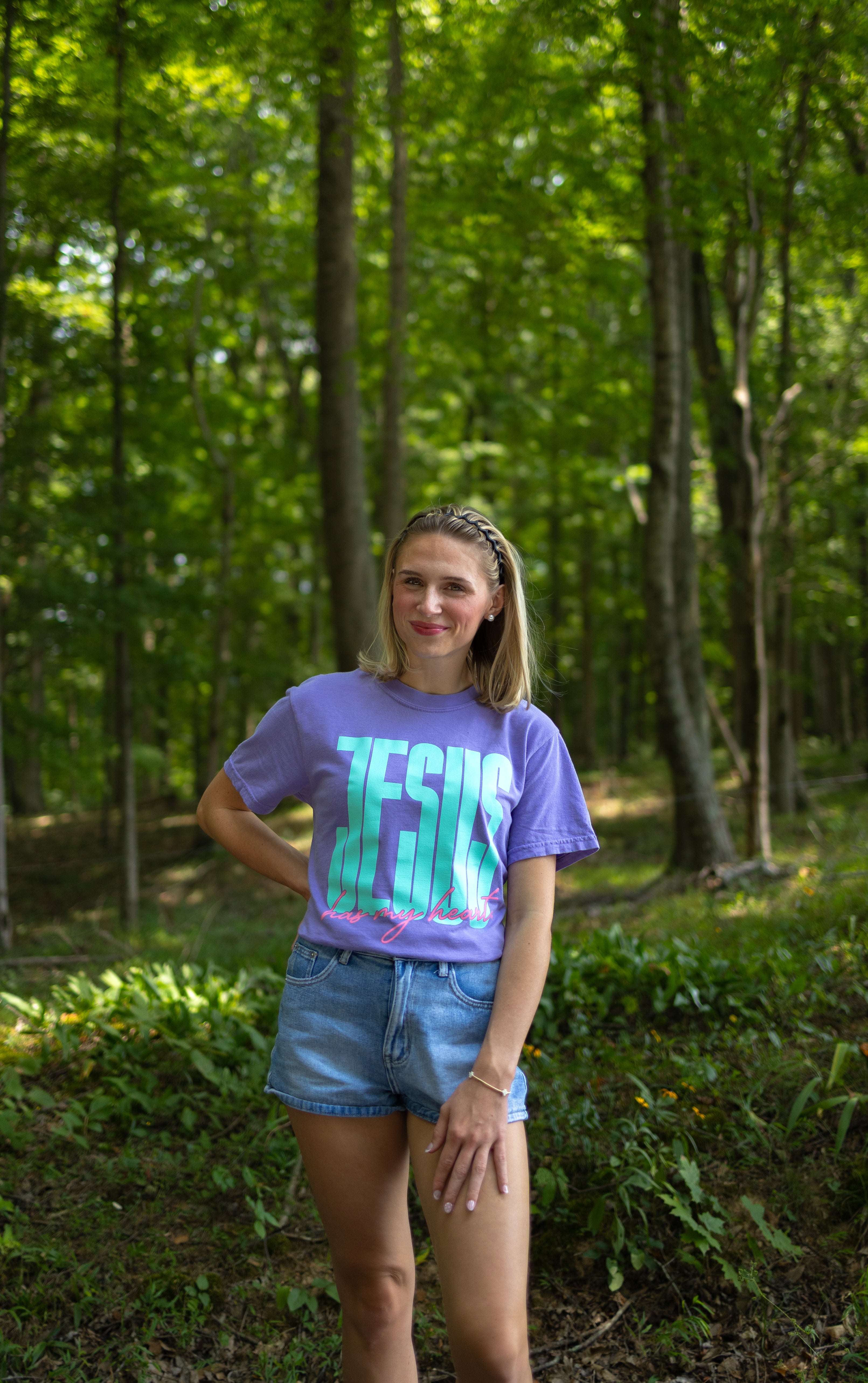 Jesus Has My Heart {Comfort Colors}