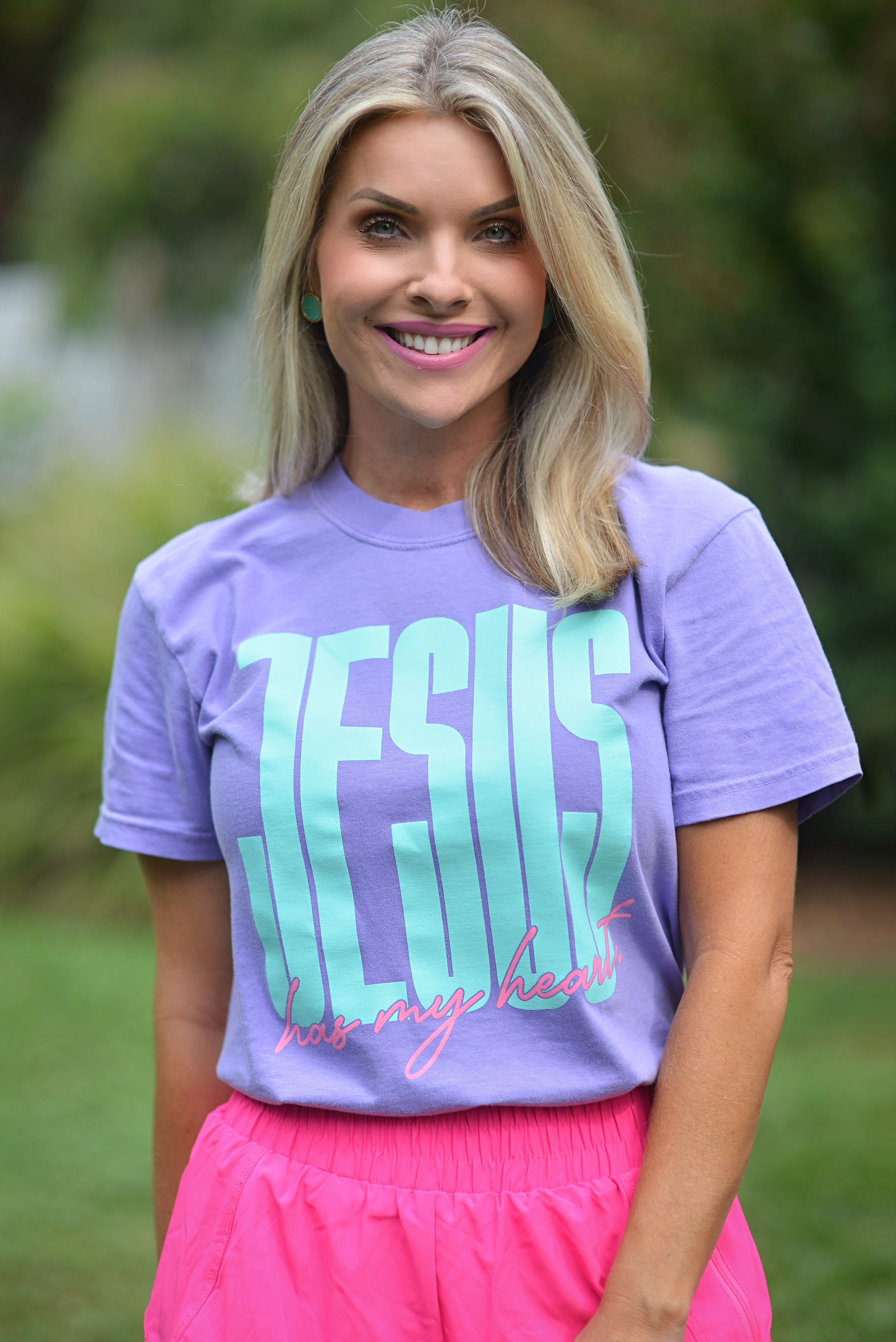 Jesus Has My Heart {Comfort Colors}