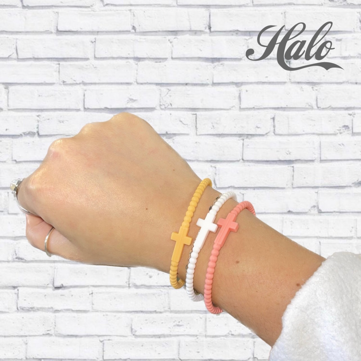 Cross Silicone Bracelets {Ryan & Rose Jesus Bracelets}