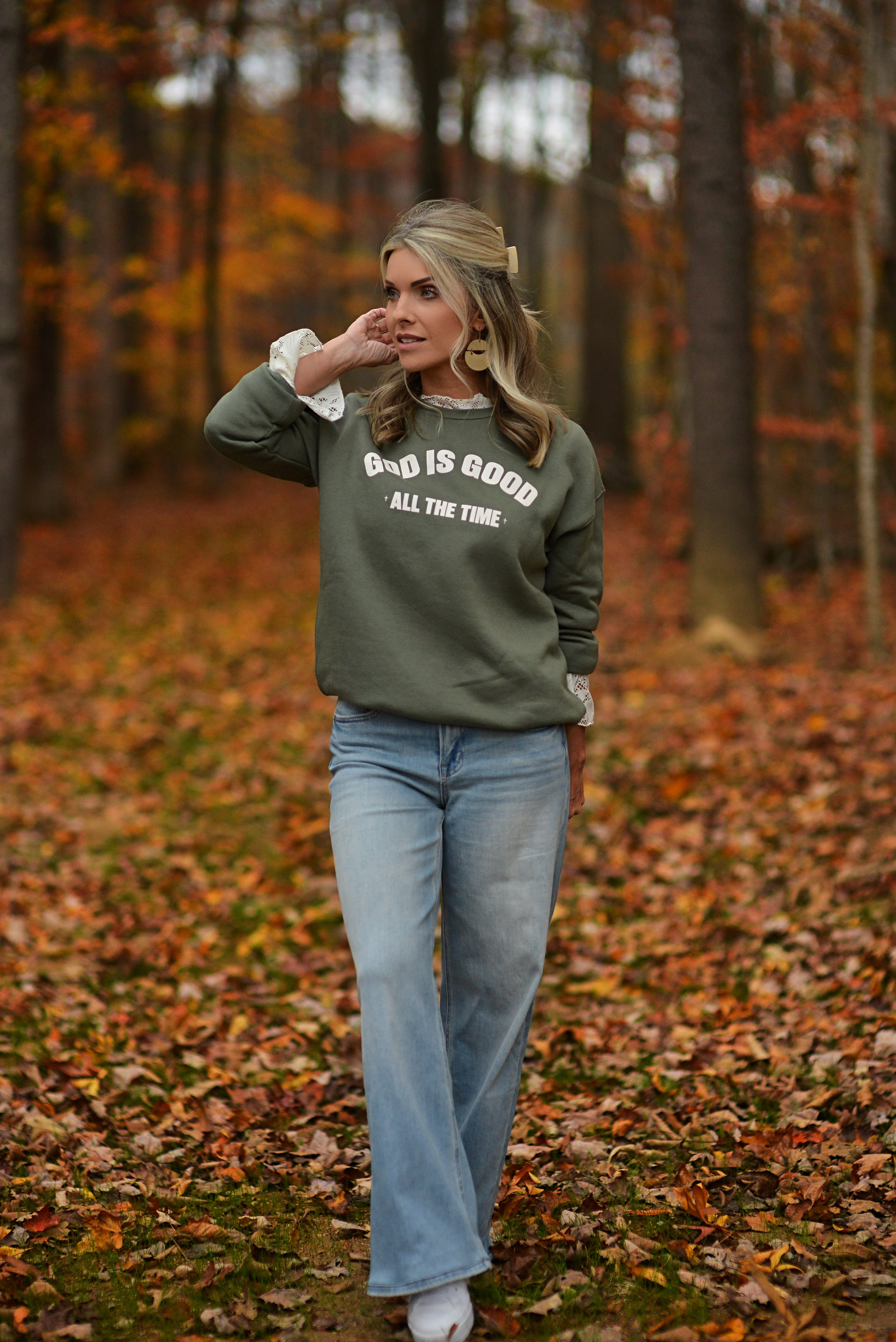 God is Good All the Time {Fleece}