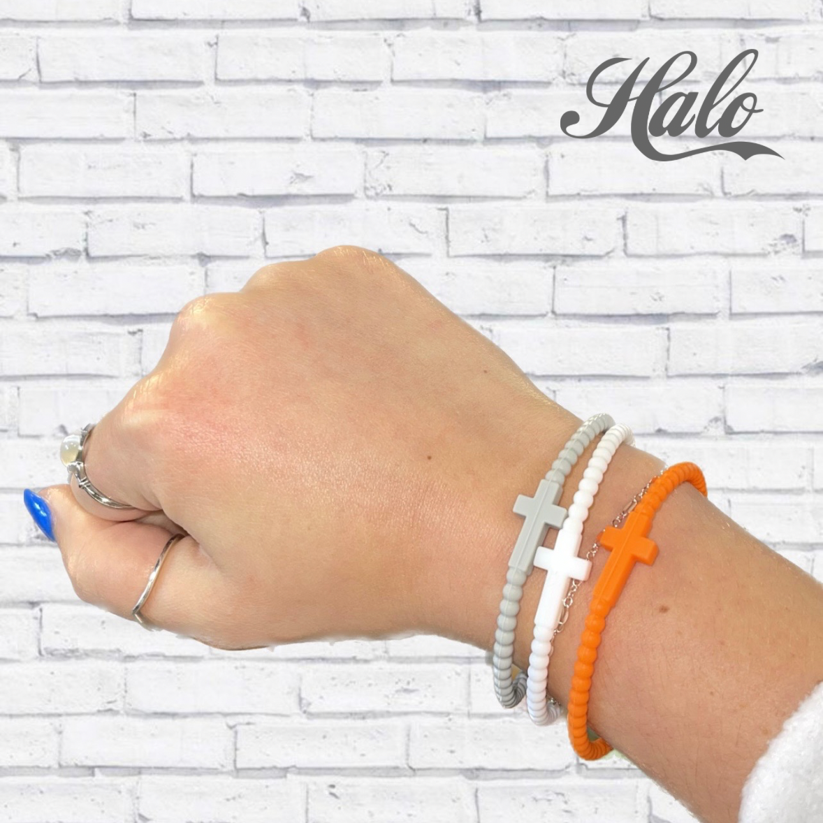 Cross Silicone Bracelets {Ryan & Rose Jesus Bracelets}
