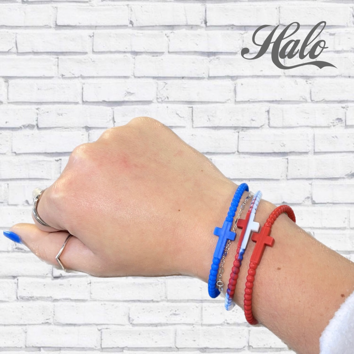 Cross Silicone Bracelets {Ryan & Rose Jesus Bracelets}
