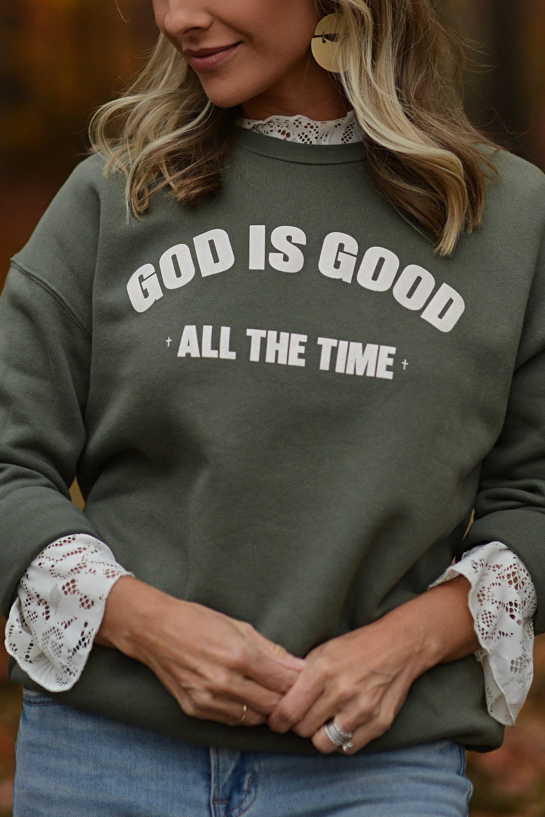 God is Good All the Time {Fleece}