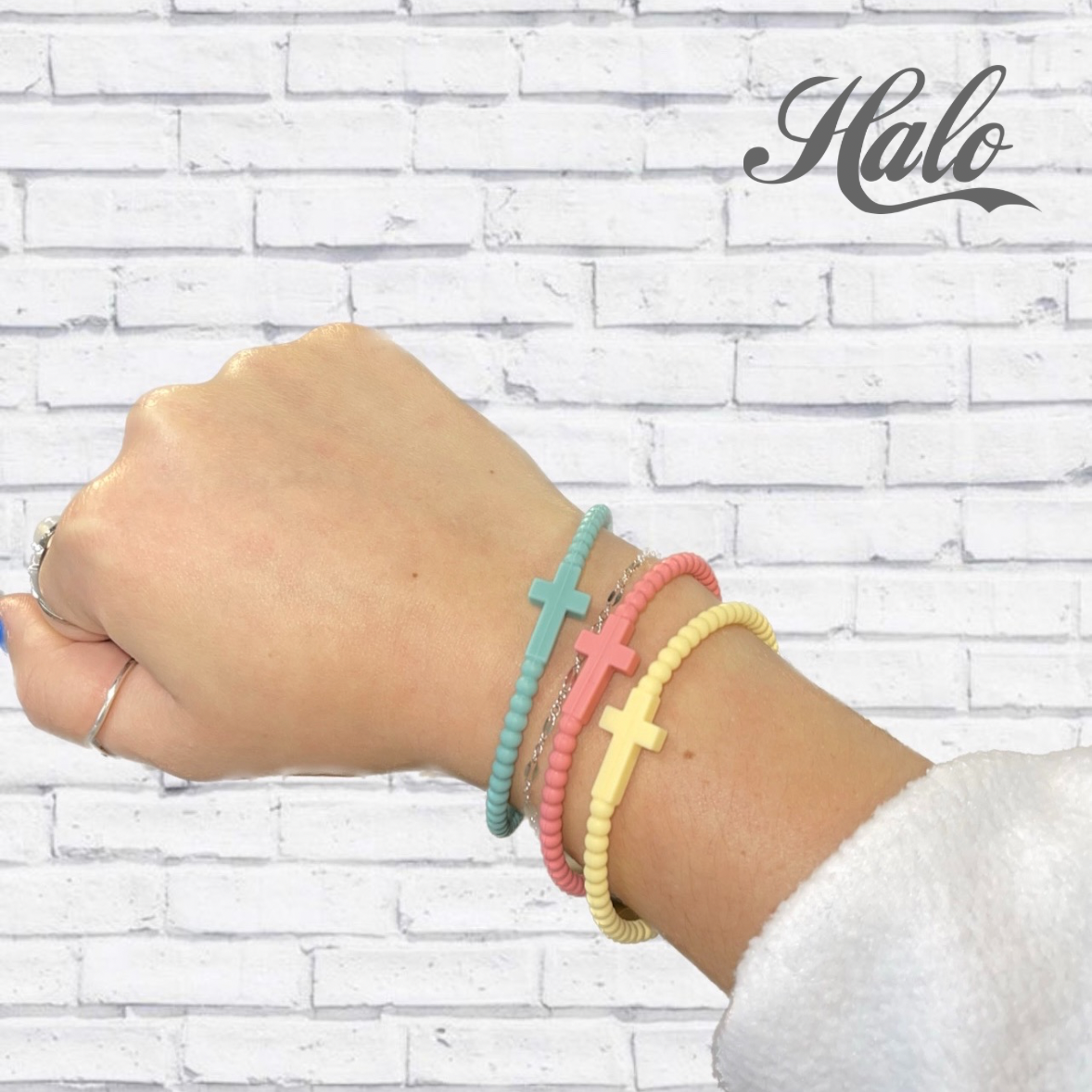 Cross Silicone Bracelets {Ryan & Rose Jesus Bracelets}
