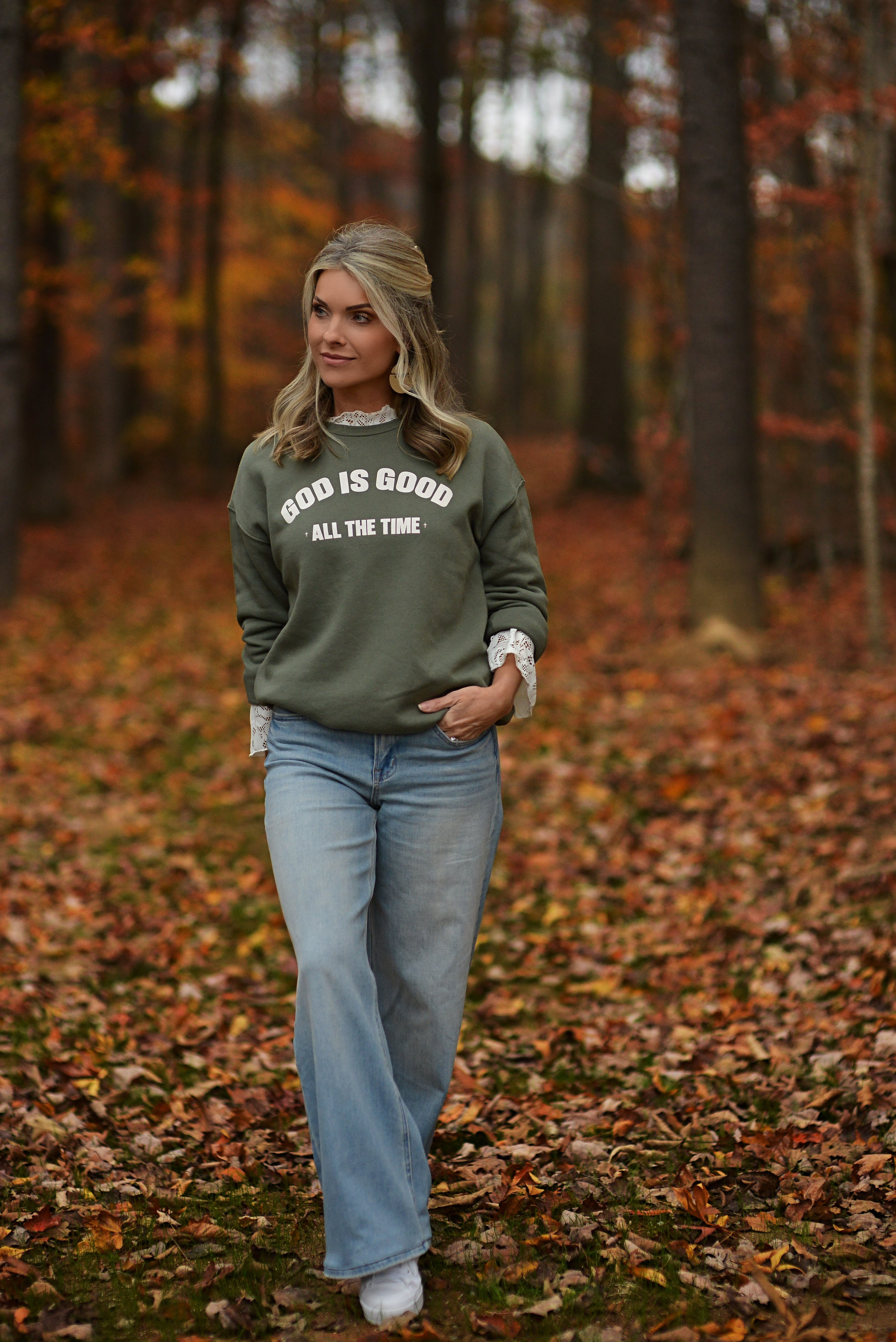 God is Good All the Time {Fleece}