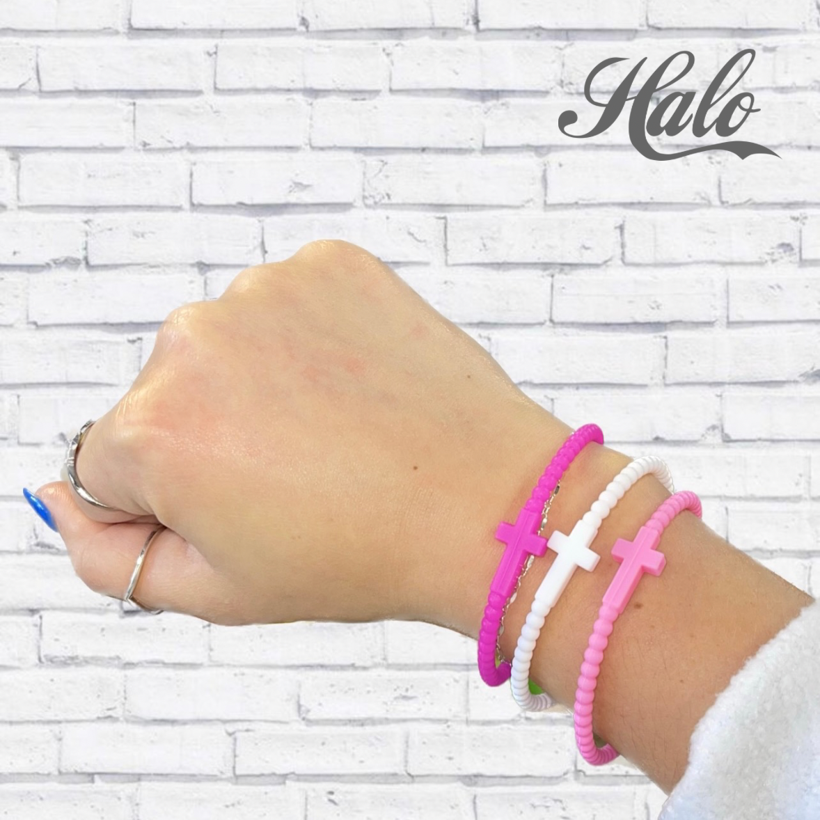 Cross Silicone Bracelets {Ryan & Rose Jesus Bracelets}