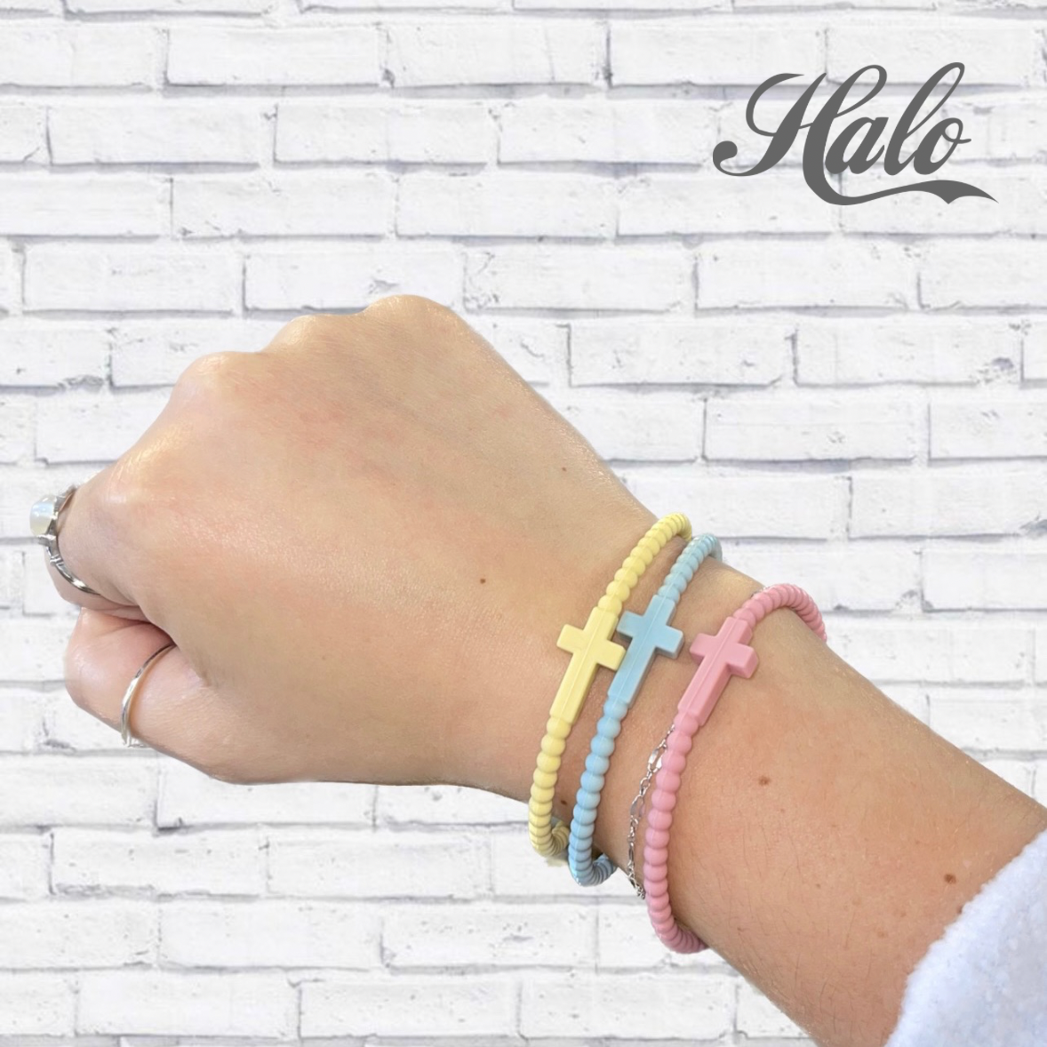 Cross Silicone Bracelets {Ryan & Rose Jesus Bracelets}