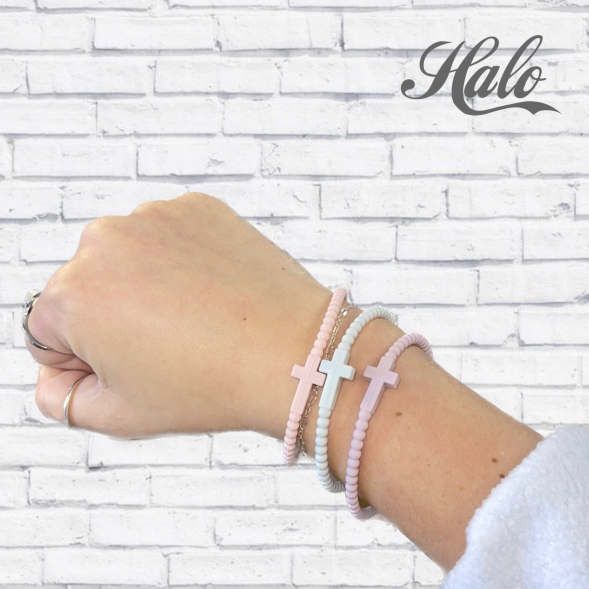 Cross Silicone Bracelets {Ryan & Rose Jesus Bracelets}