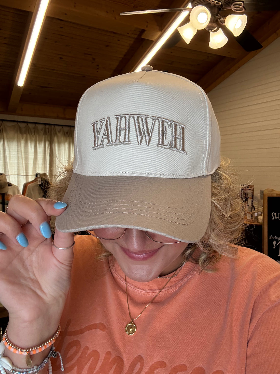 YAHWEH ~ Puff {Embroidered Hat}
