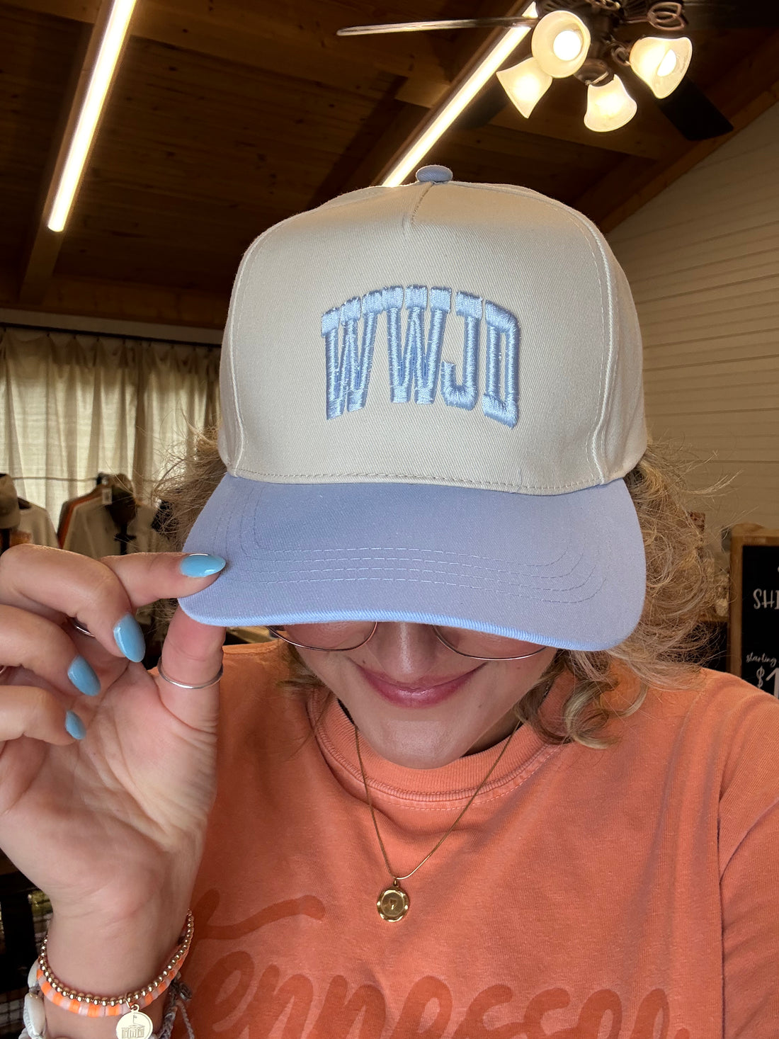 WWJD ~ Puff {Embroidered Hat}