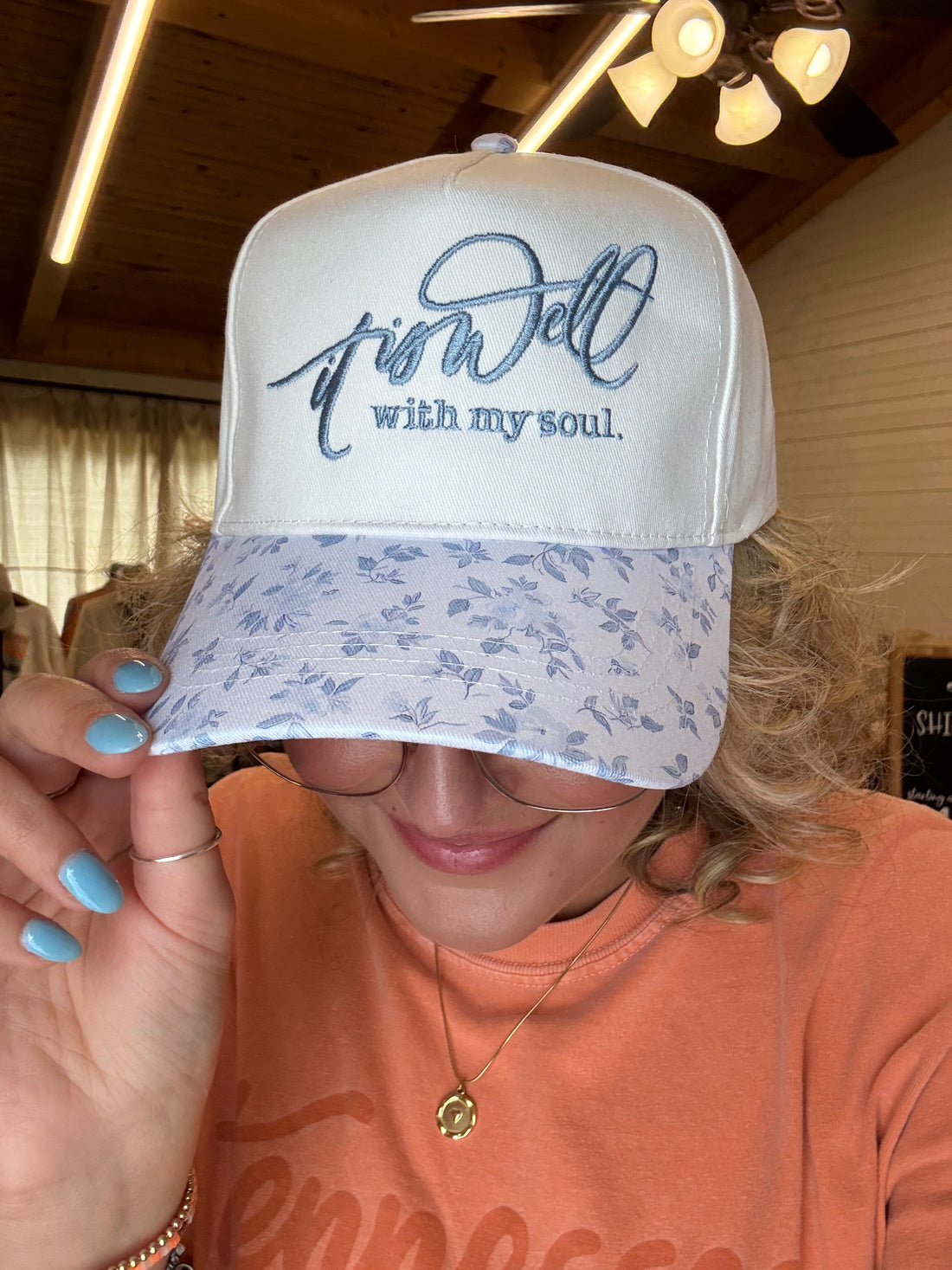 It is well with my soul {Embroidered Hat}