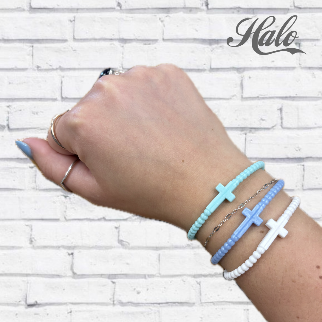 Youth Cross Silicone Bracelets {Ryan & Rose Jesus Bracelets}