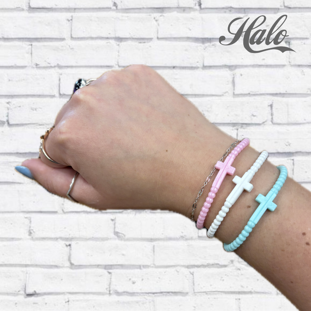 Youth Cross Silicone Bracelets {Ryan & Rose Jesus Bracelets}