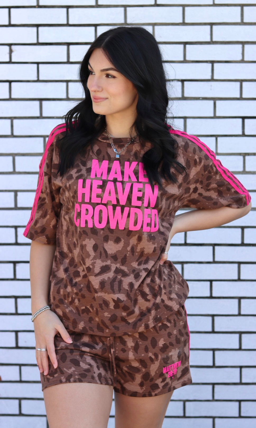 Make Heaven Crowded {Leopard Short Set}