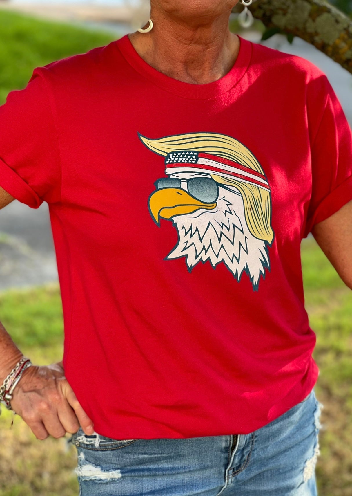 Patriotic Eagle ~ Trump style {Adults & Littles}