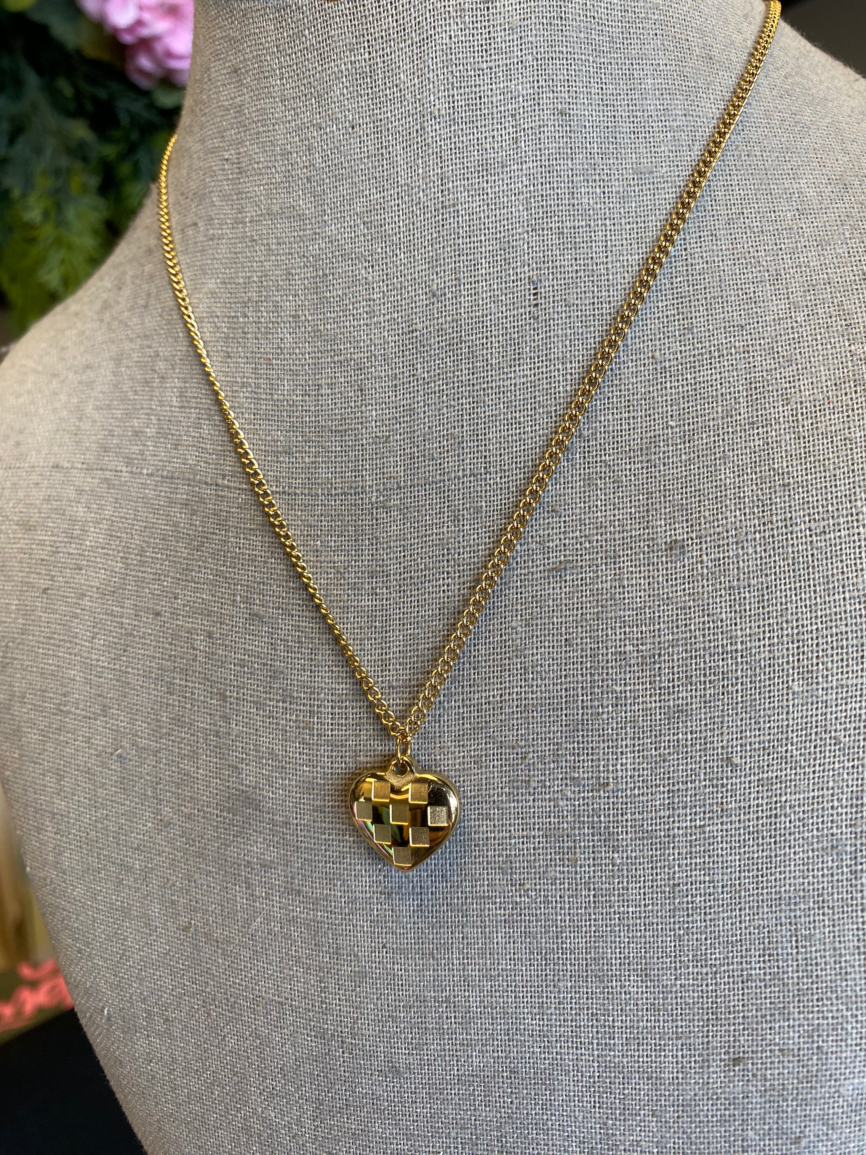 Heart Checker Necklace