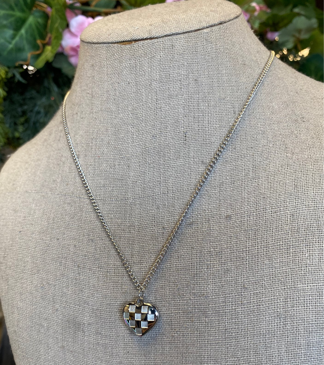 Heart Checker Necklace