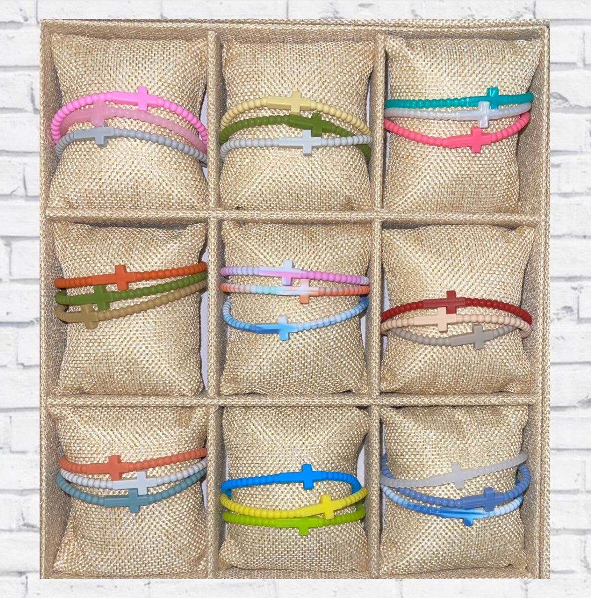Cross Silicone Seasonal Bracelets {Ryan & Rose Jesus Bracelets}