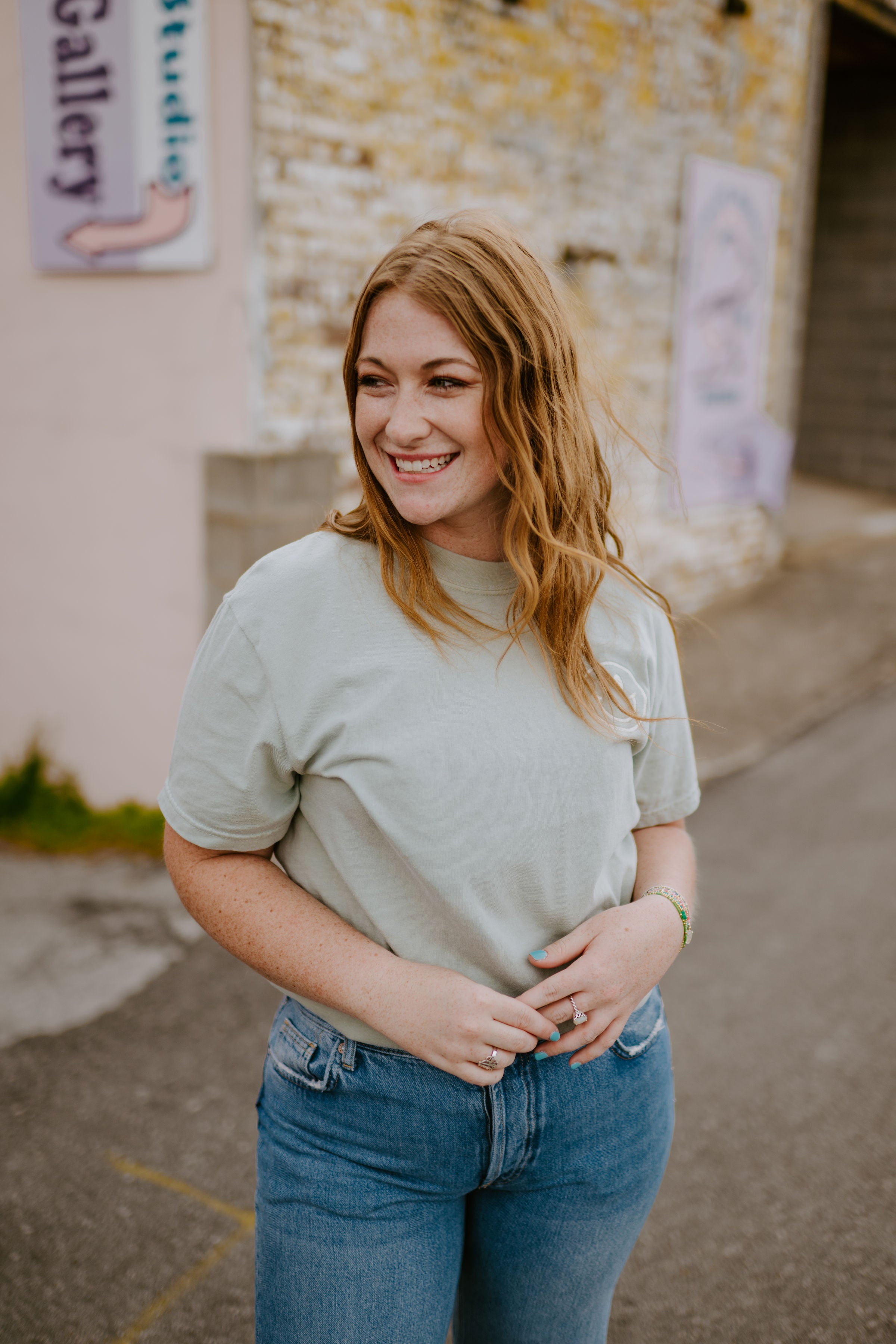 Smiley Face ~ 4 colors {Embroidered Comfort Colors}