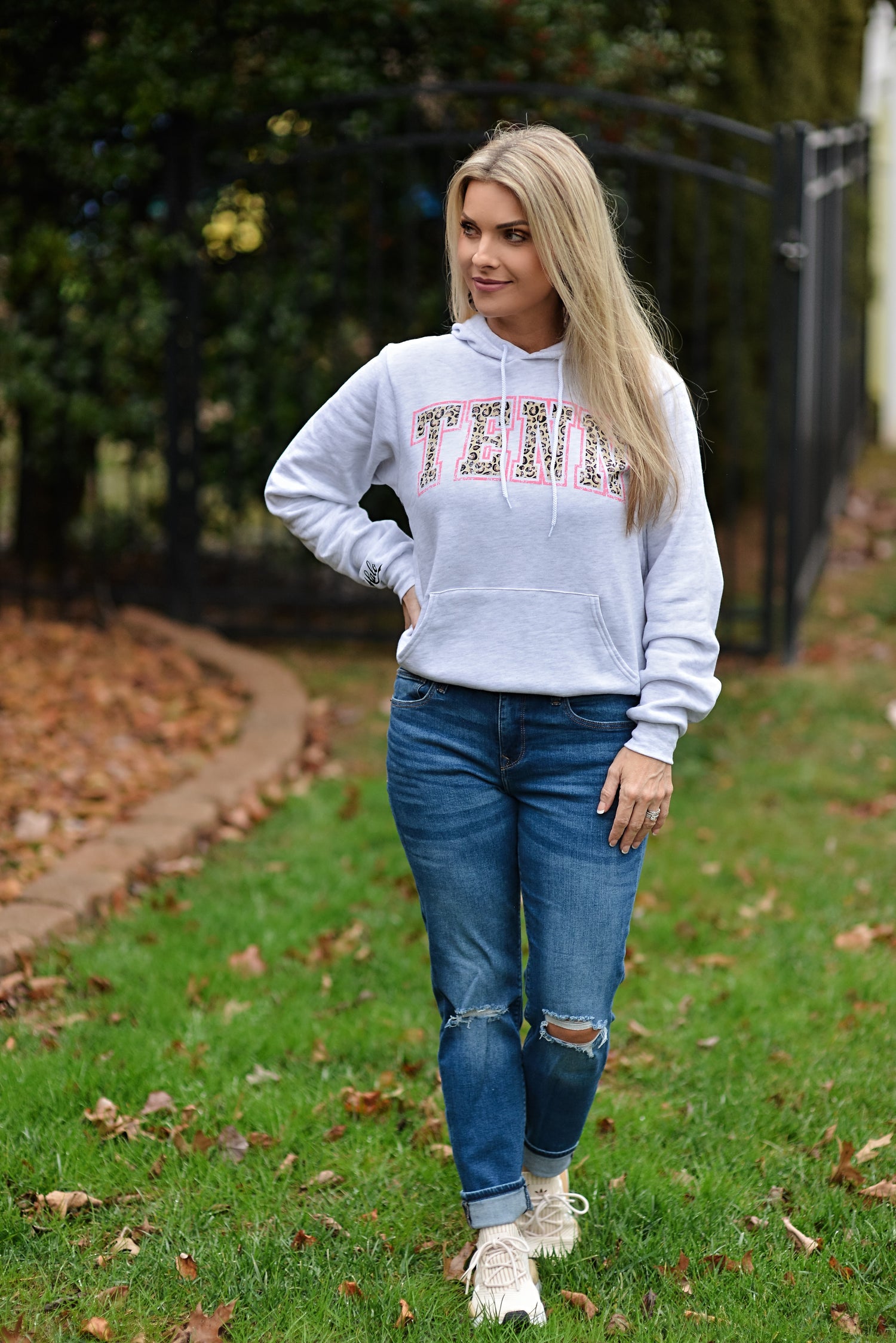 TENN Leopard Hoodie {Pink}