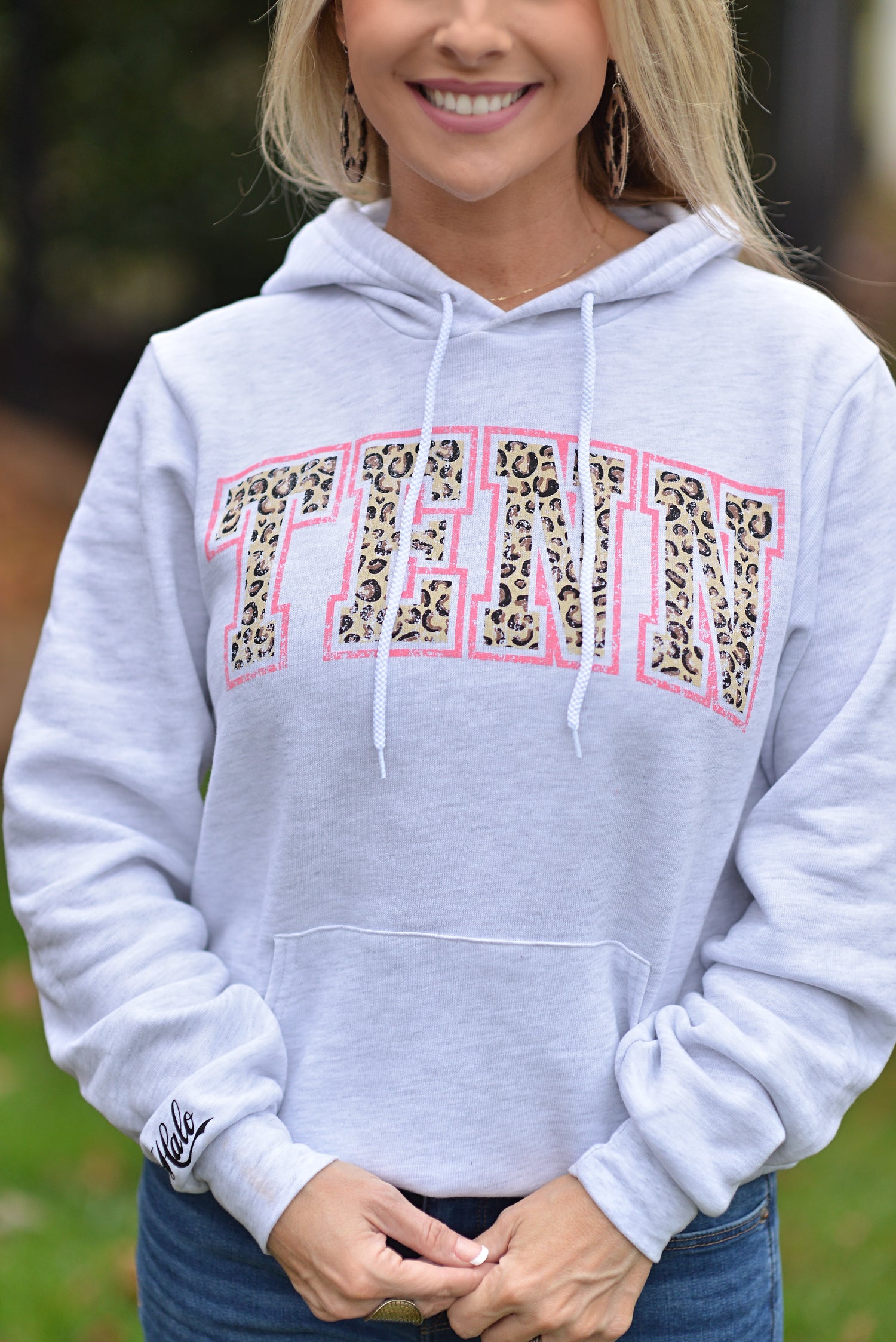 TENN Leopard Hoodie {Pink}