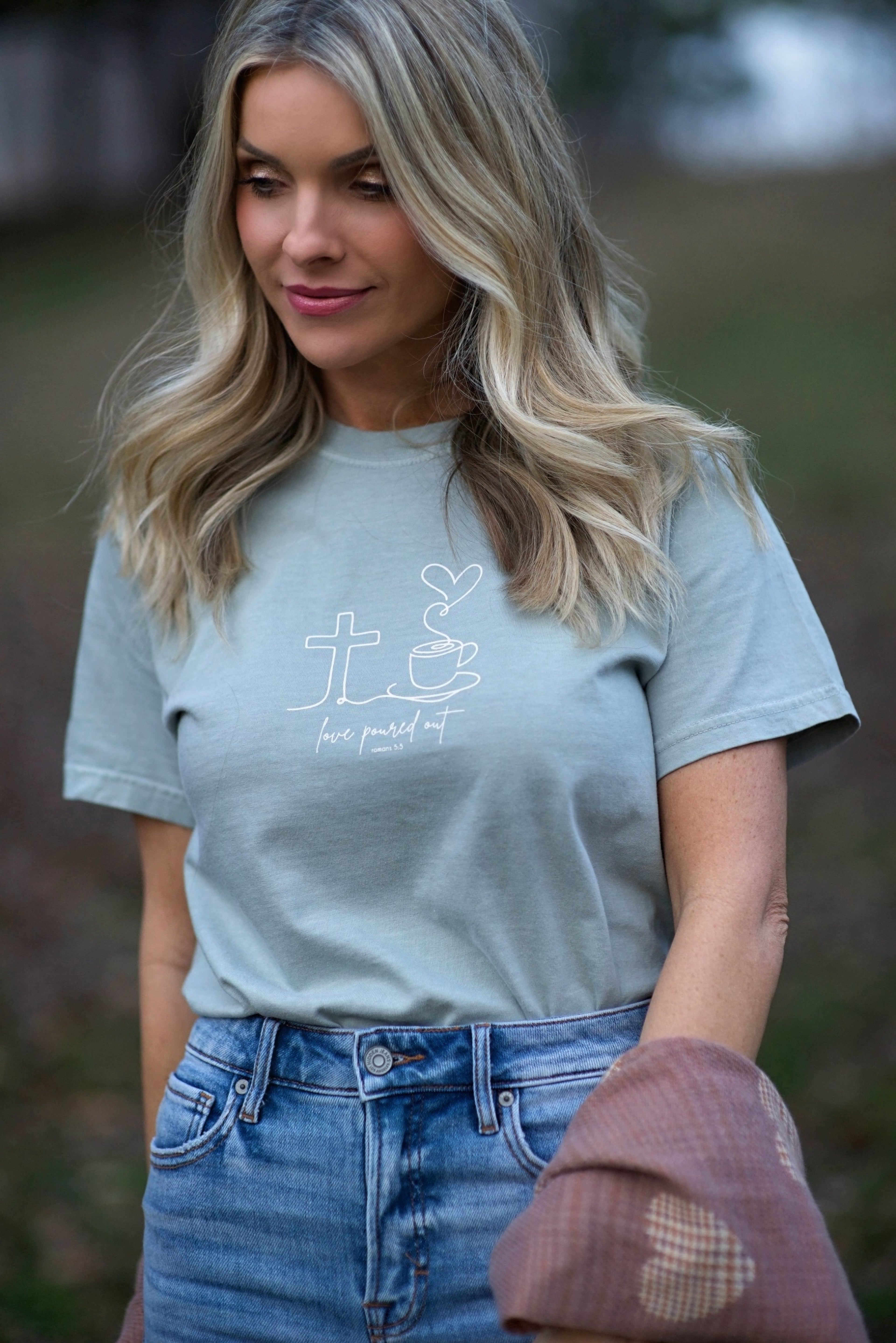 Love Poured Out {Romans 5:5} ~ Comfort Colors