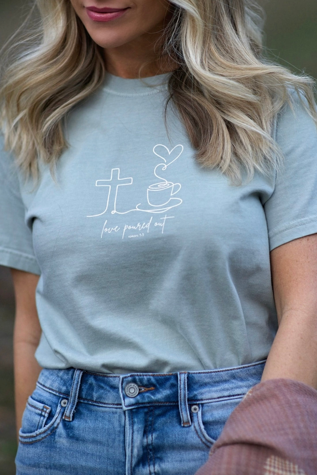 Love Poured Out {Romans 5:5} ~ Comfort Colors