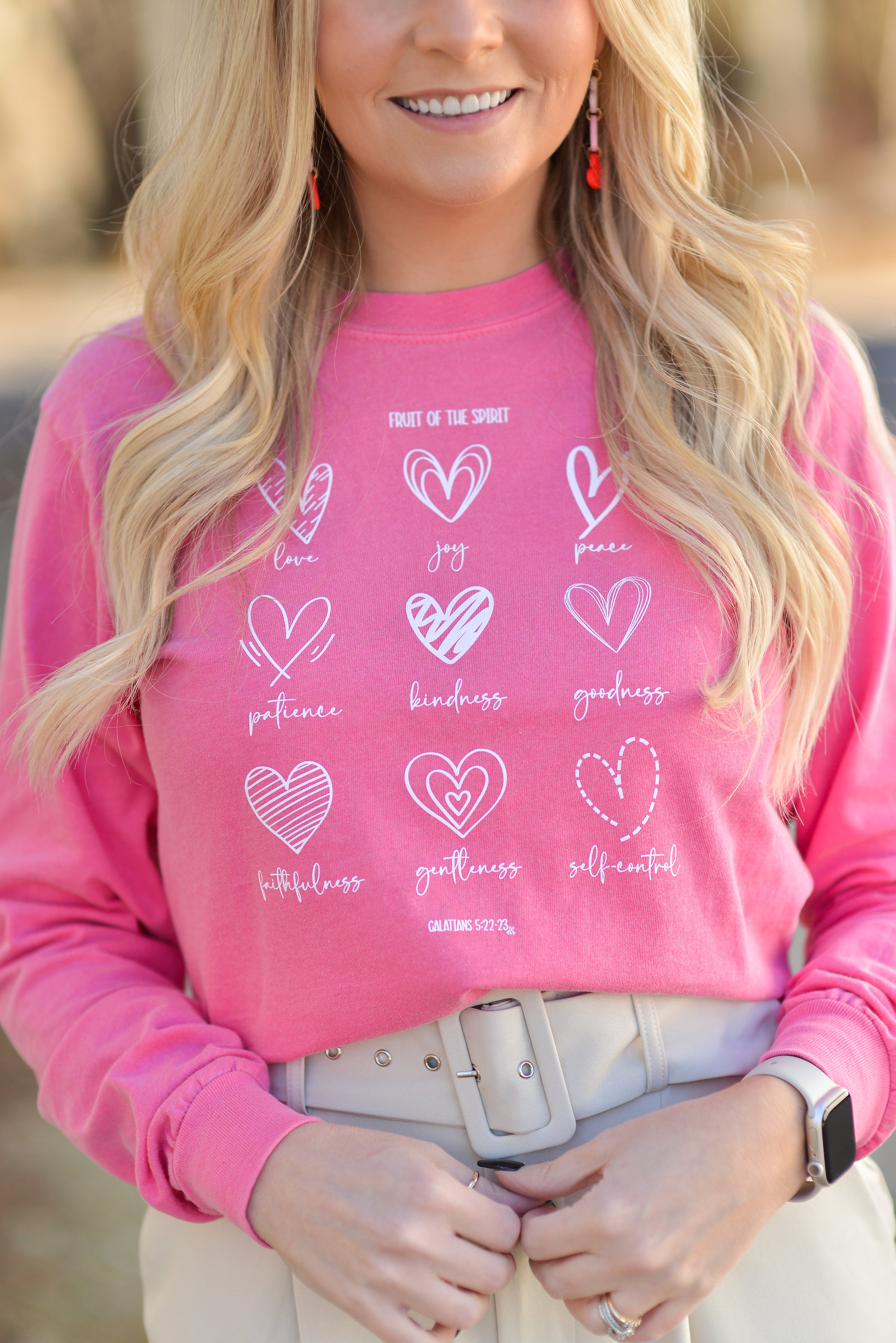 Fruit of the Spirit ~ Hearts {Comfort Colors}