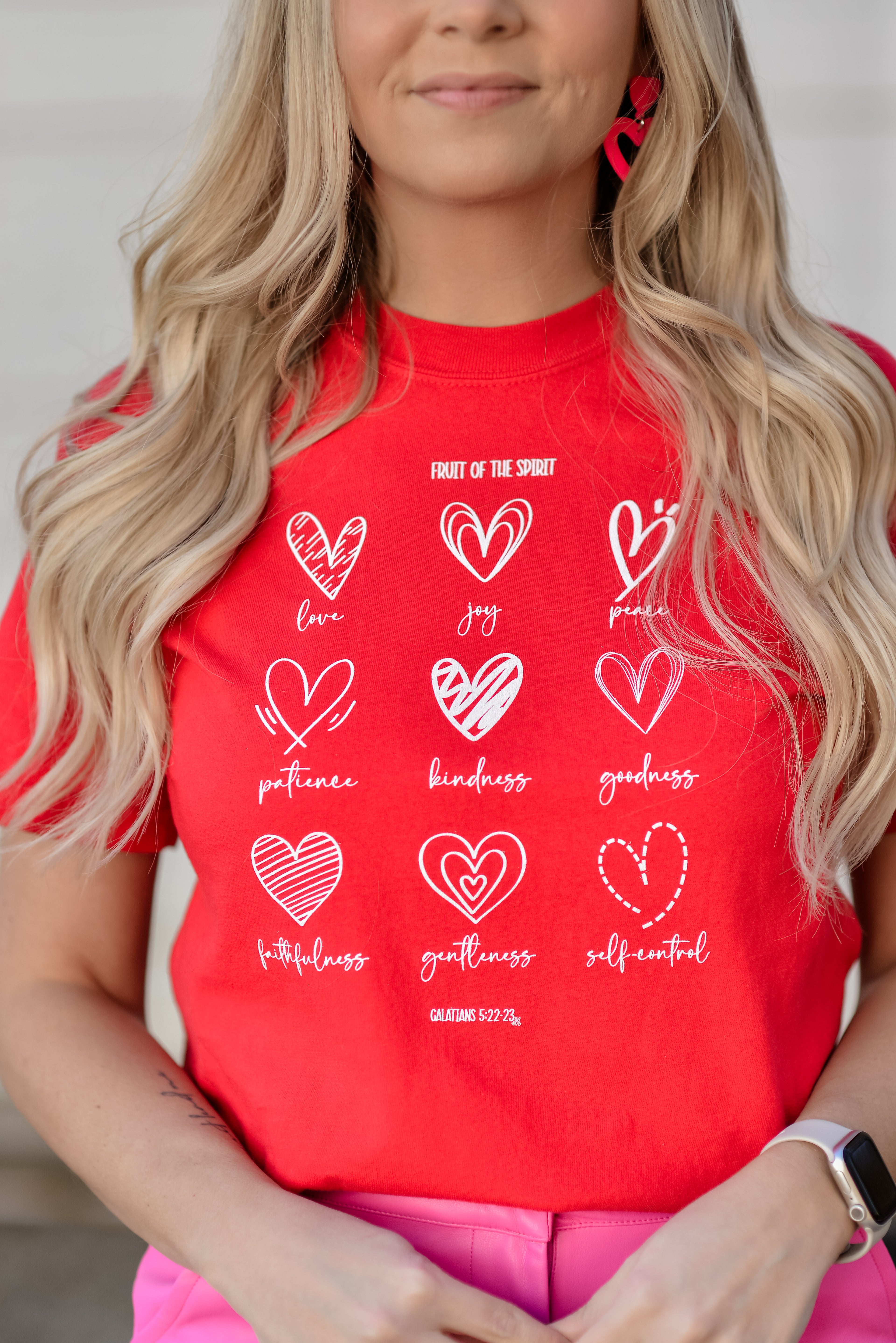 Fruit of the Spirit ~ Hearts {Comfort Colors}