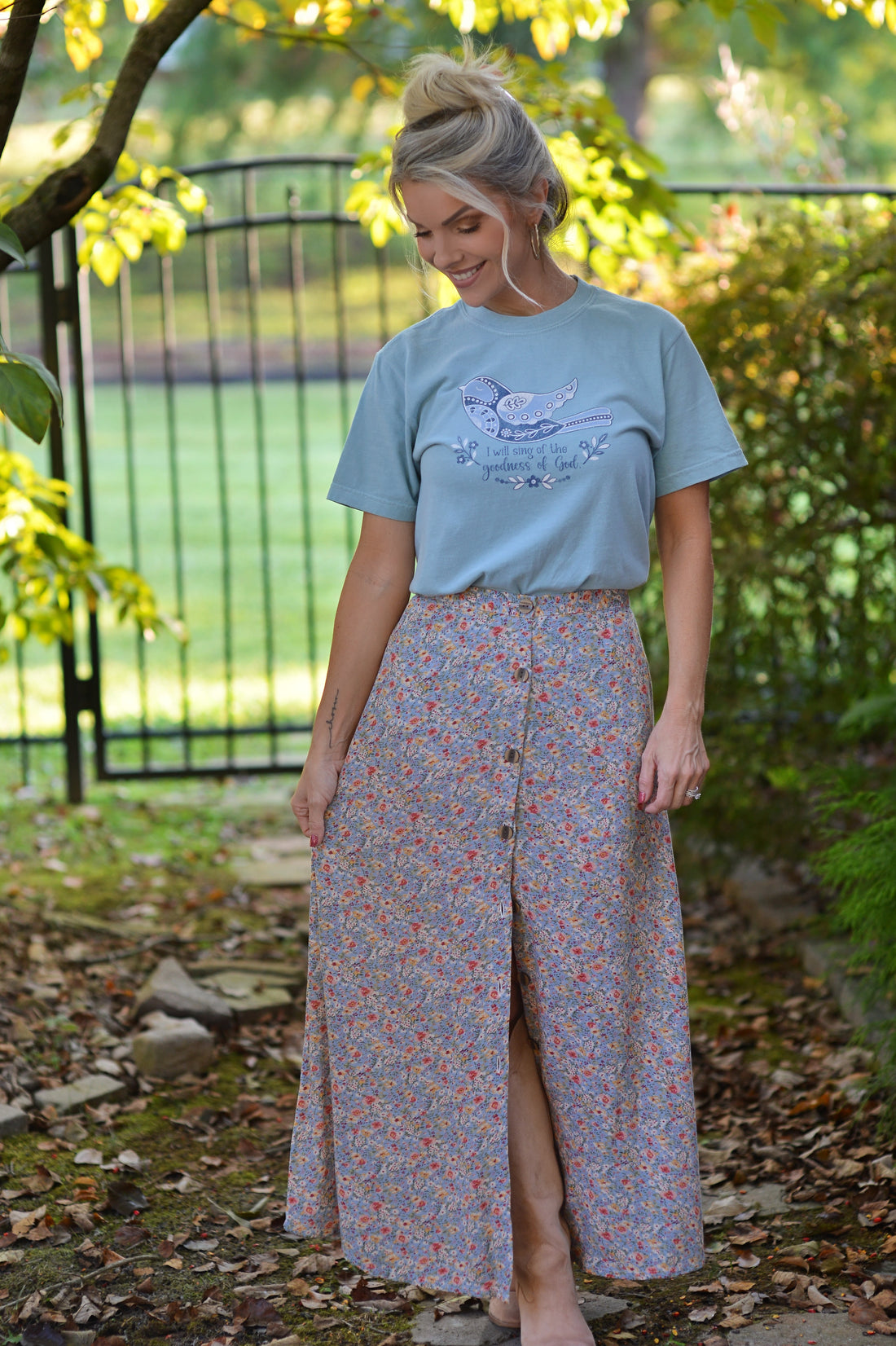 I will sing of the goodness of God {Comfort Colors}