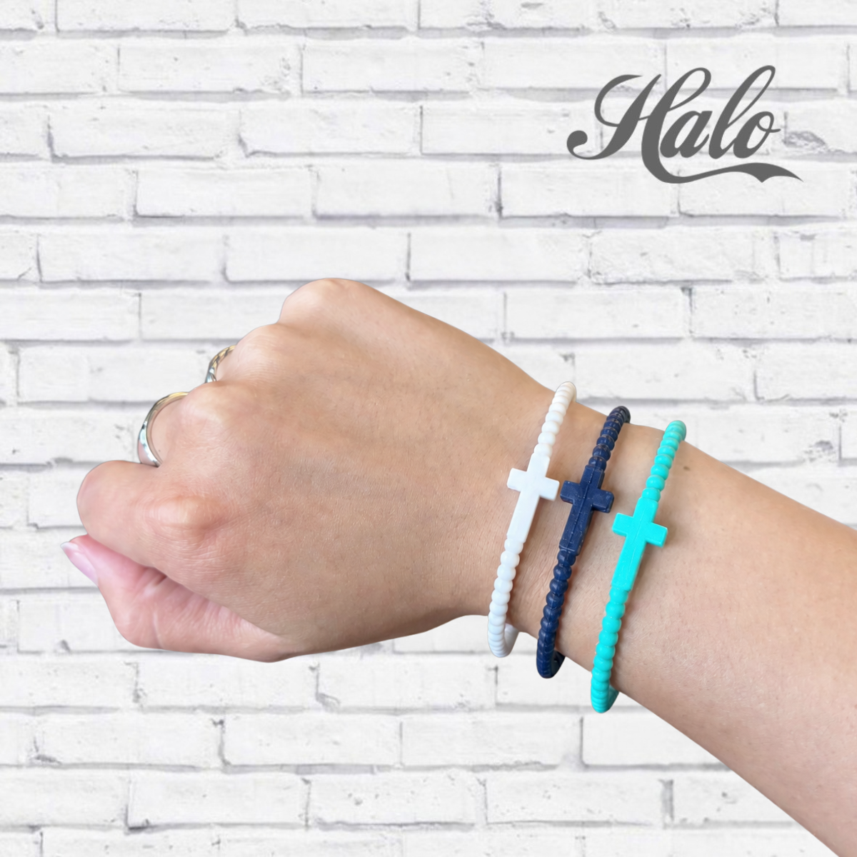 Cross Silicone Bracelets {Ryan & Rose Jesus Bracelets}