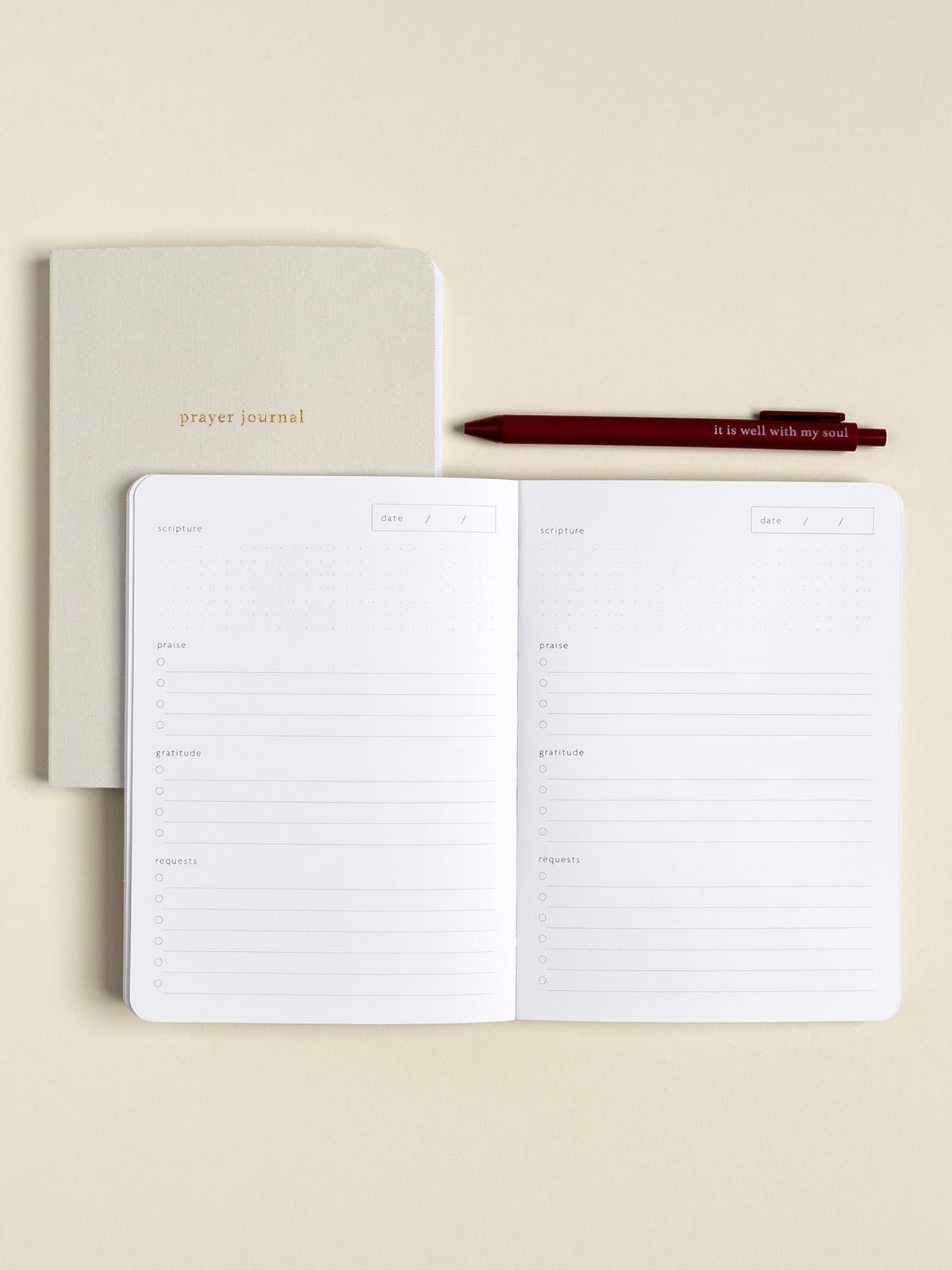Guided Prayer & Reflection Journal {Church Notes}