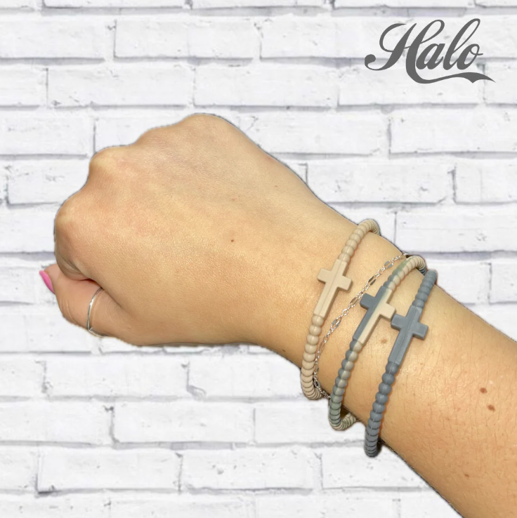 Youth Cross Silicone Bracelets {Ryan & Rose Jesus Bracelets}