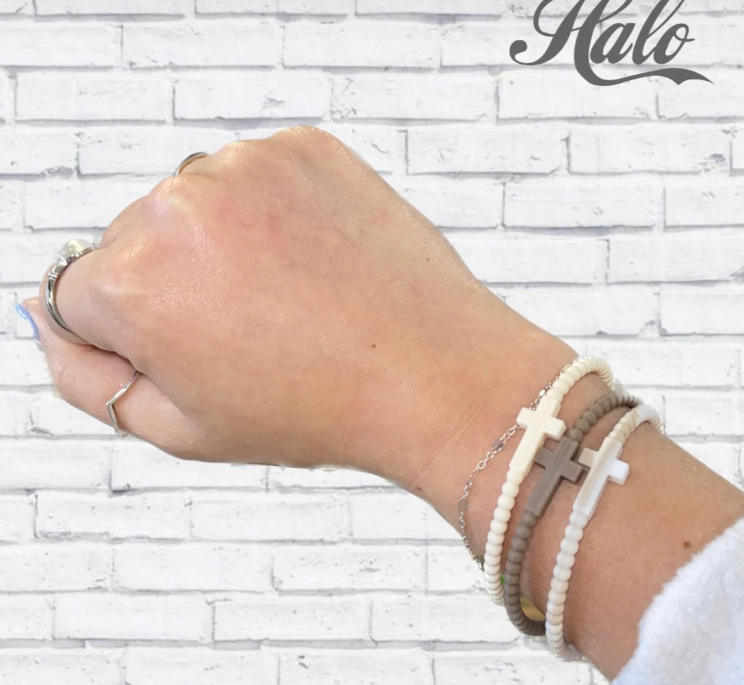 Youth Cross Silicone Bracelets {Ryan & Rose Jesus Bracelets}