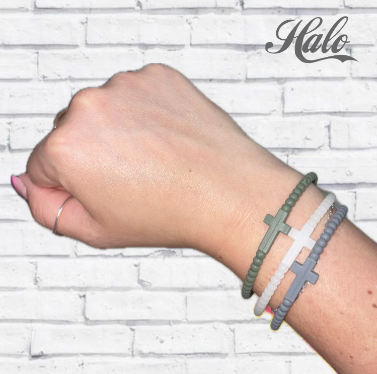 Youth Cross Silicone Bracelets {Ryan & Rose Jesus Bracelets}
