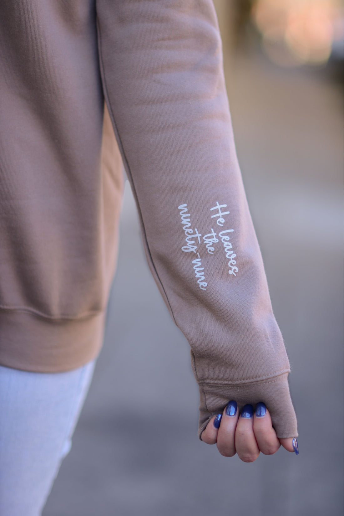 He Leaves The 99 {Crewneck Fleece}