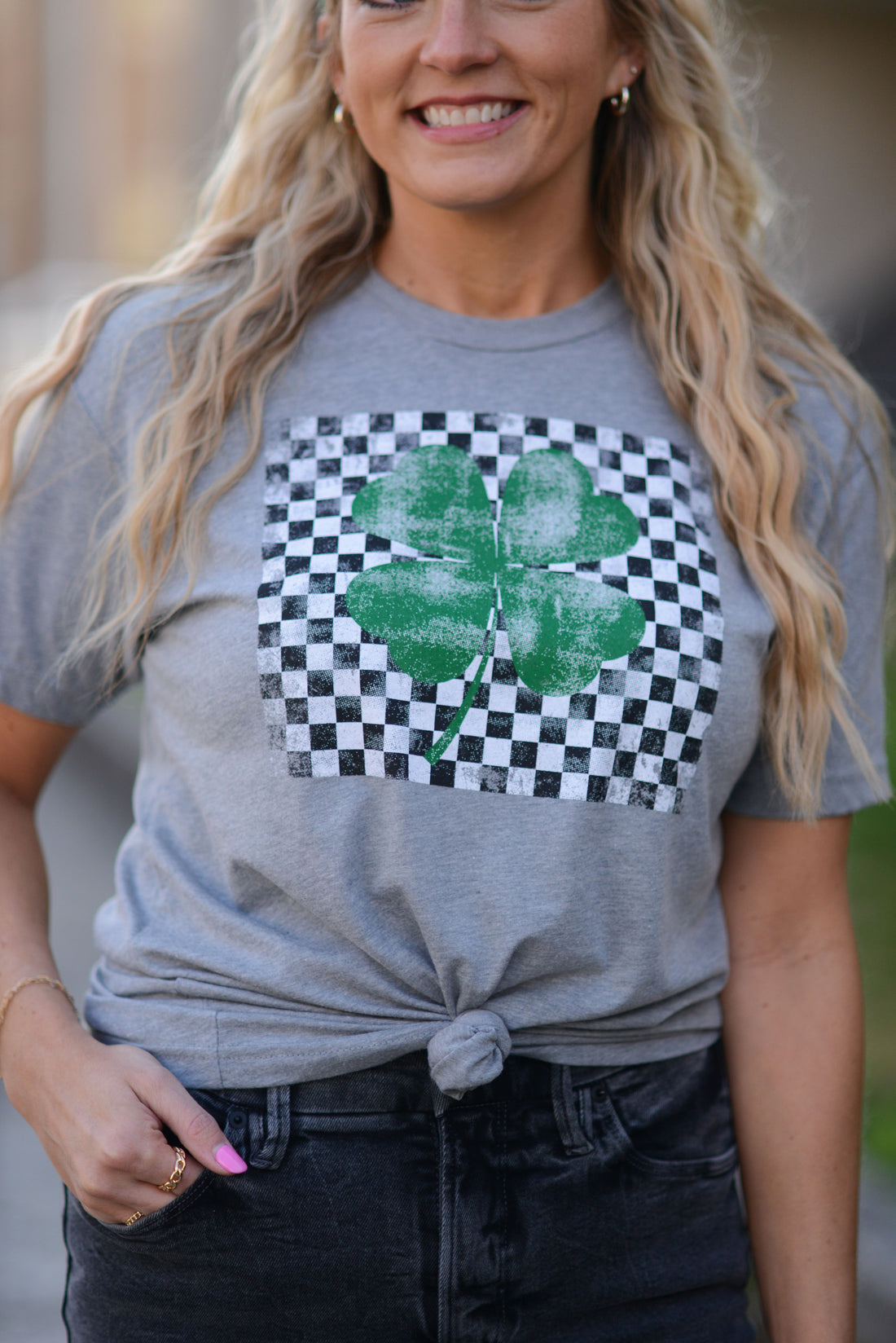 Shamrock Checkerboard ~ Adults & Littles
