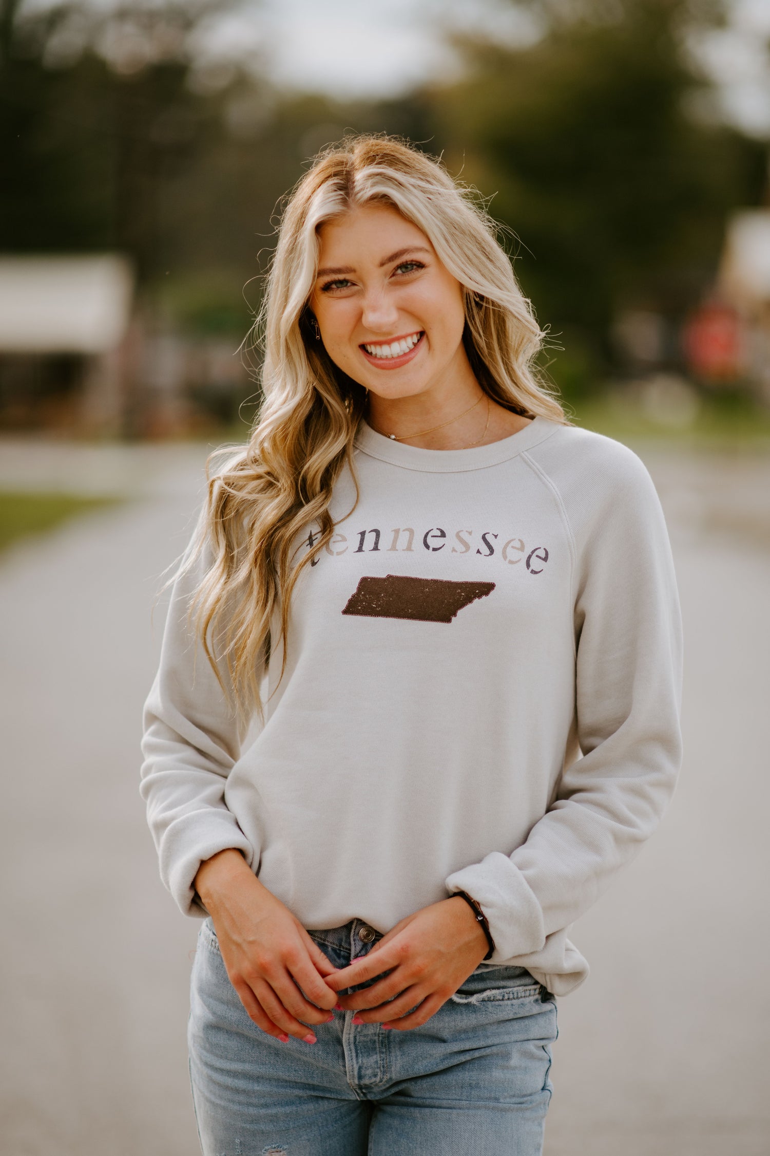 Tennessee Khaki Crewneck Fleece