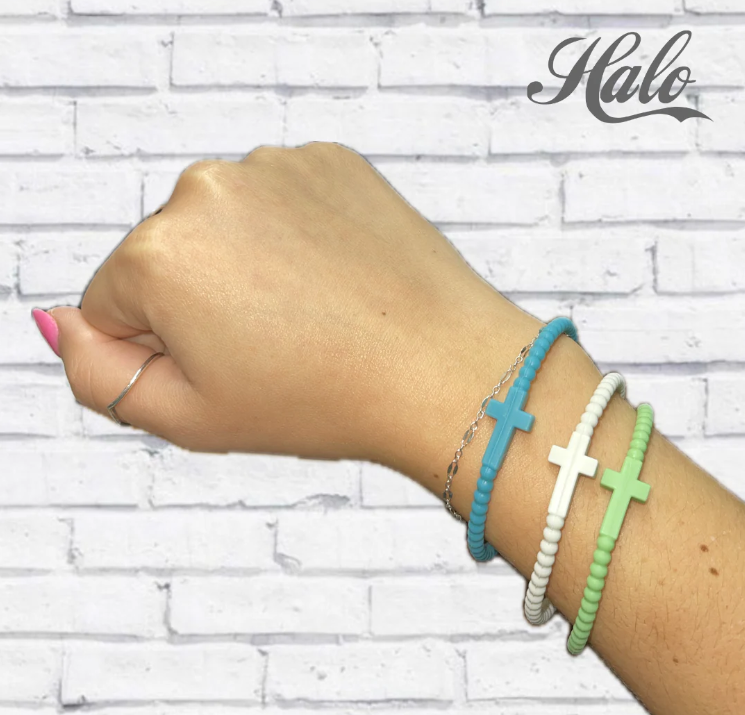 Youth Cross Silicone Bracelets {Ryan & Rose Jesus Bracelets}