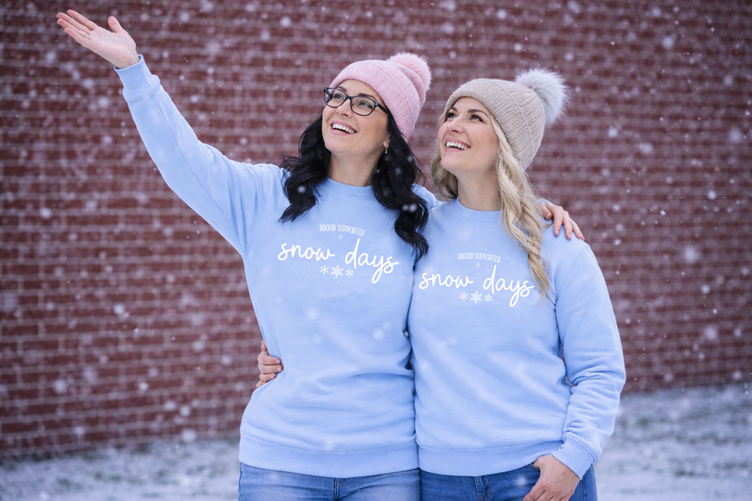 Proud Supporter of Snow Days {Comfort Colors Fleece}