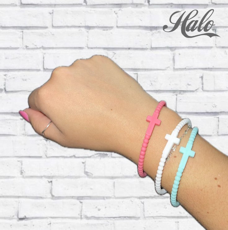 Youth Cross Silicone Bracelets {Ryan & Rose Jesus Bracelets}