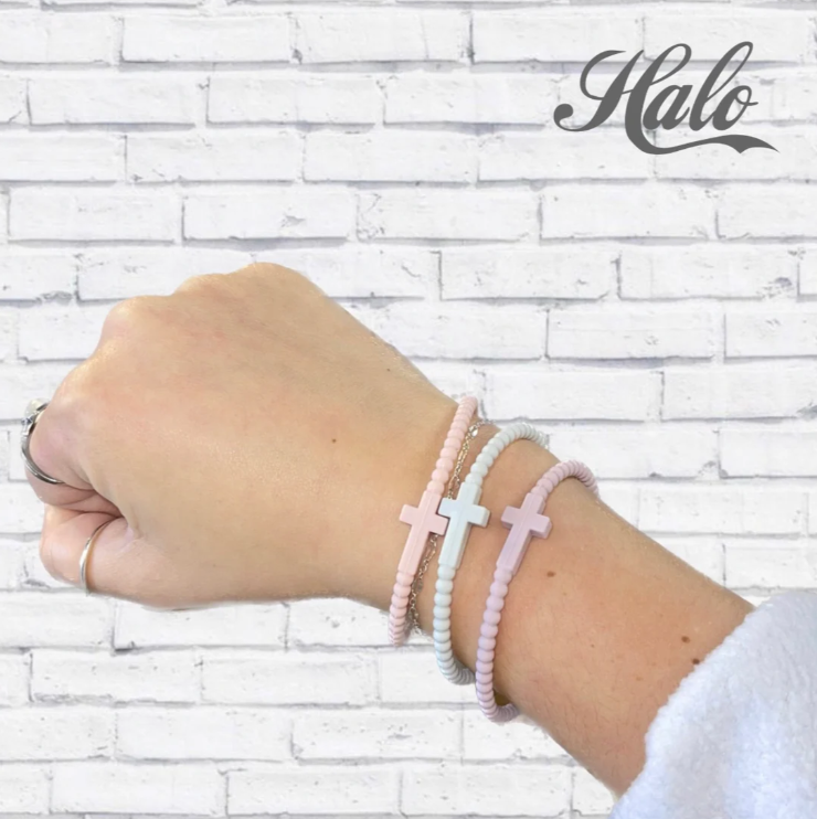 Youth Cross Silicone Bracelets {Ryan & Rose Jesus Bracelets}