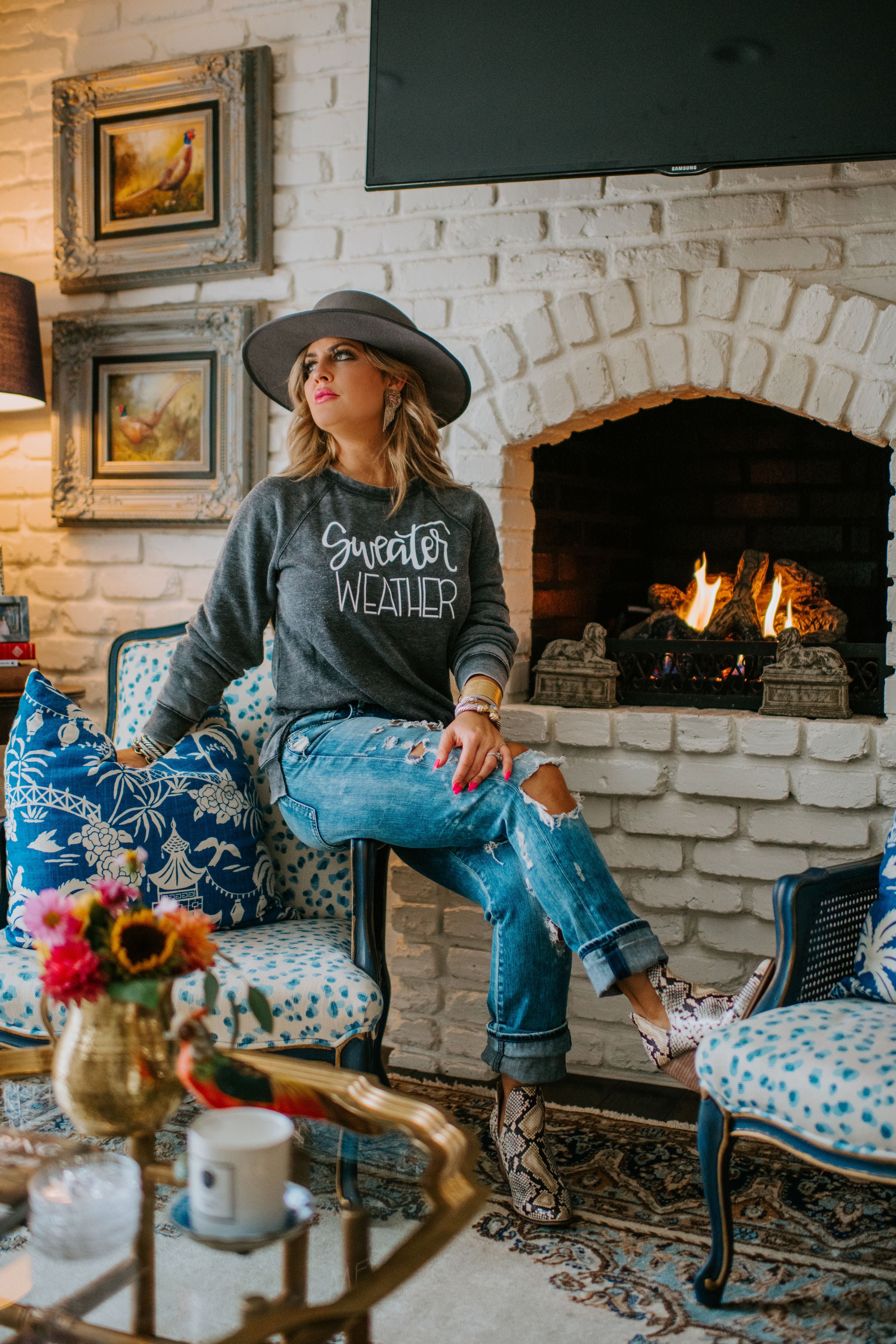 Sweater Weather {Acid Wash Fleece}