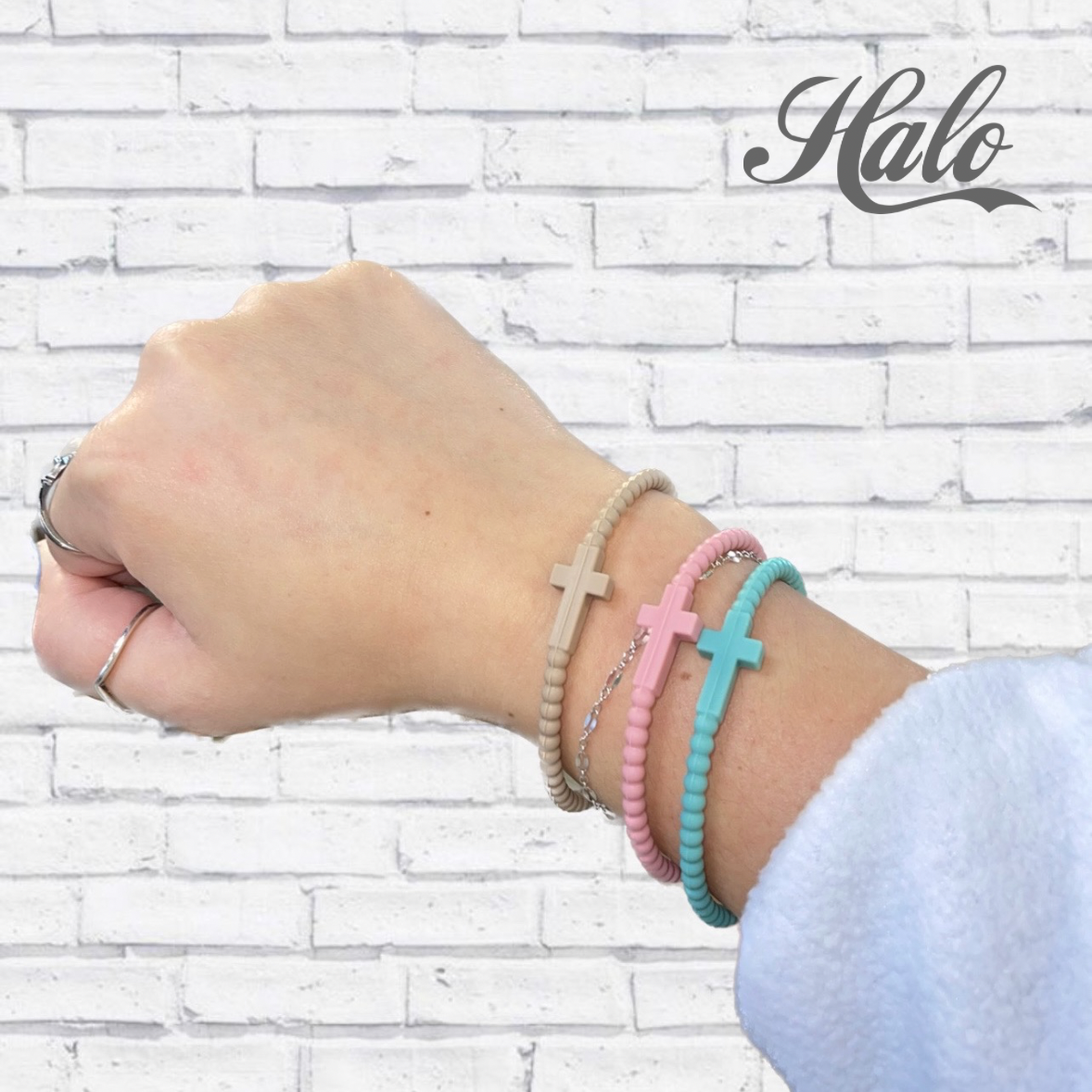 Cross Silicone Bracelets
