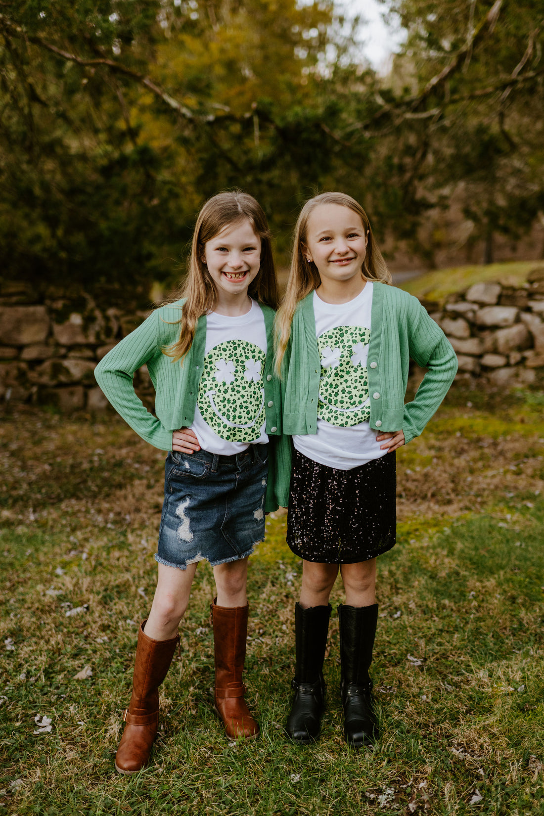 Leopard Smiley Face {clover}