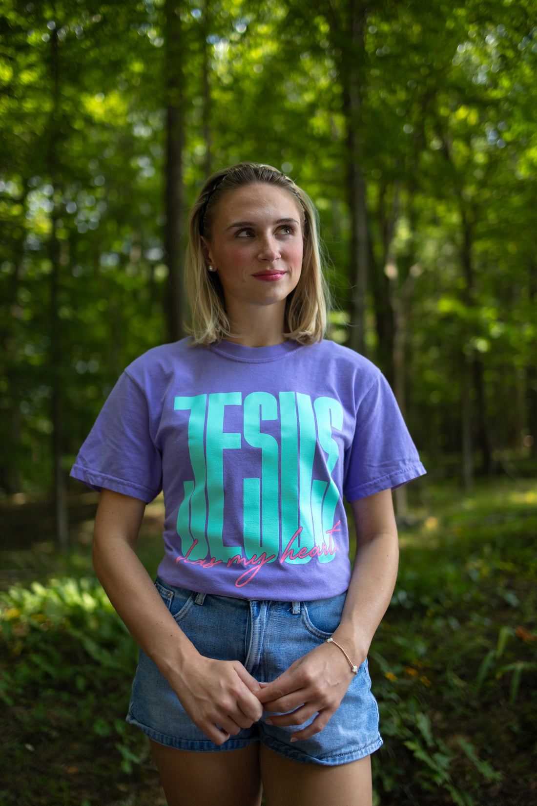 Jesus Has My Heart {Comfort Colors}