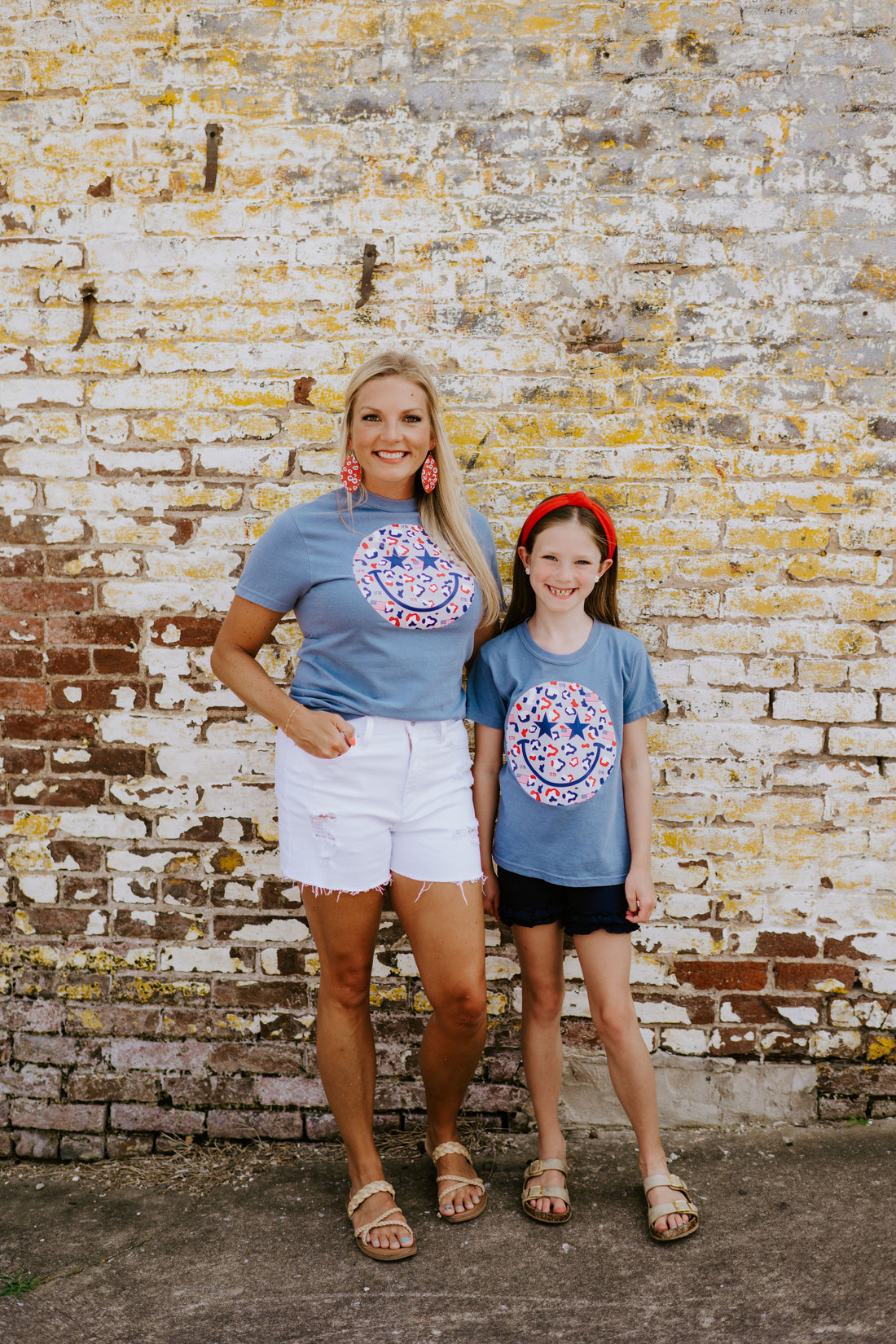 Leopard Smiley Face {USA} ~ Adults &amp; Littles